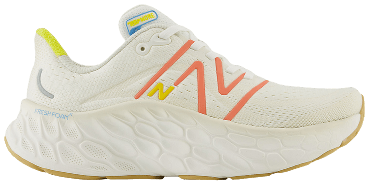 New Balance Wmns Fresh Foam X More v4 Wide Sea Salt Gulf Red