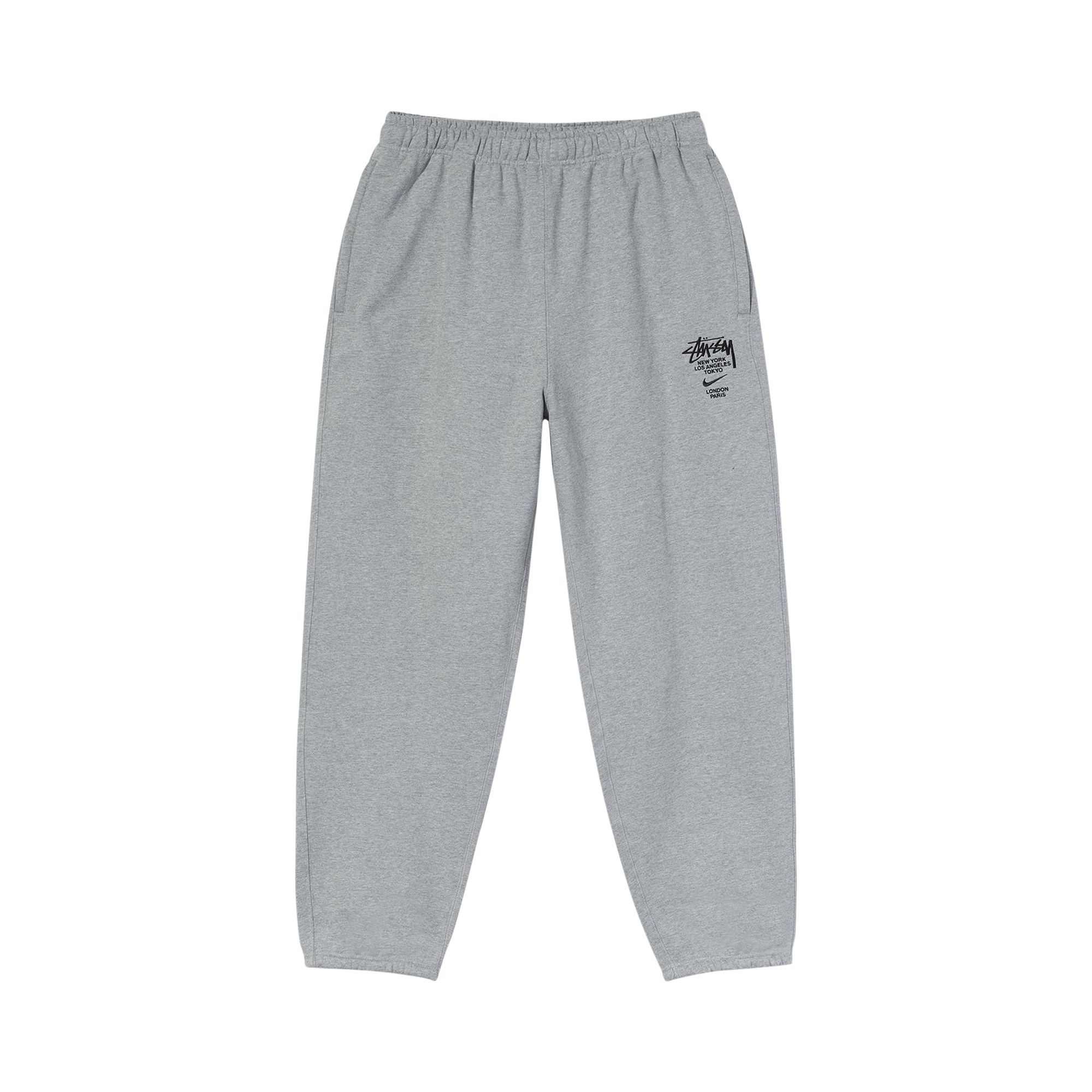 Nike x Stussy NRG ZR Fleece Pant 'Dark Grey Heather' | Men's Size S