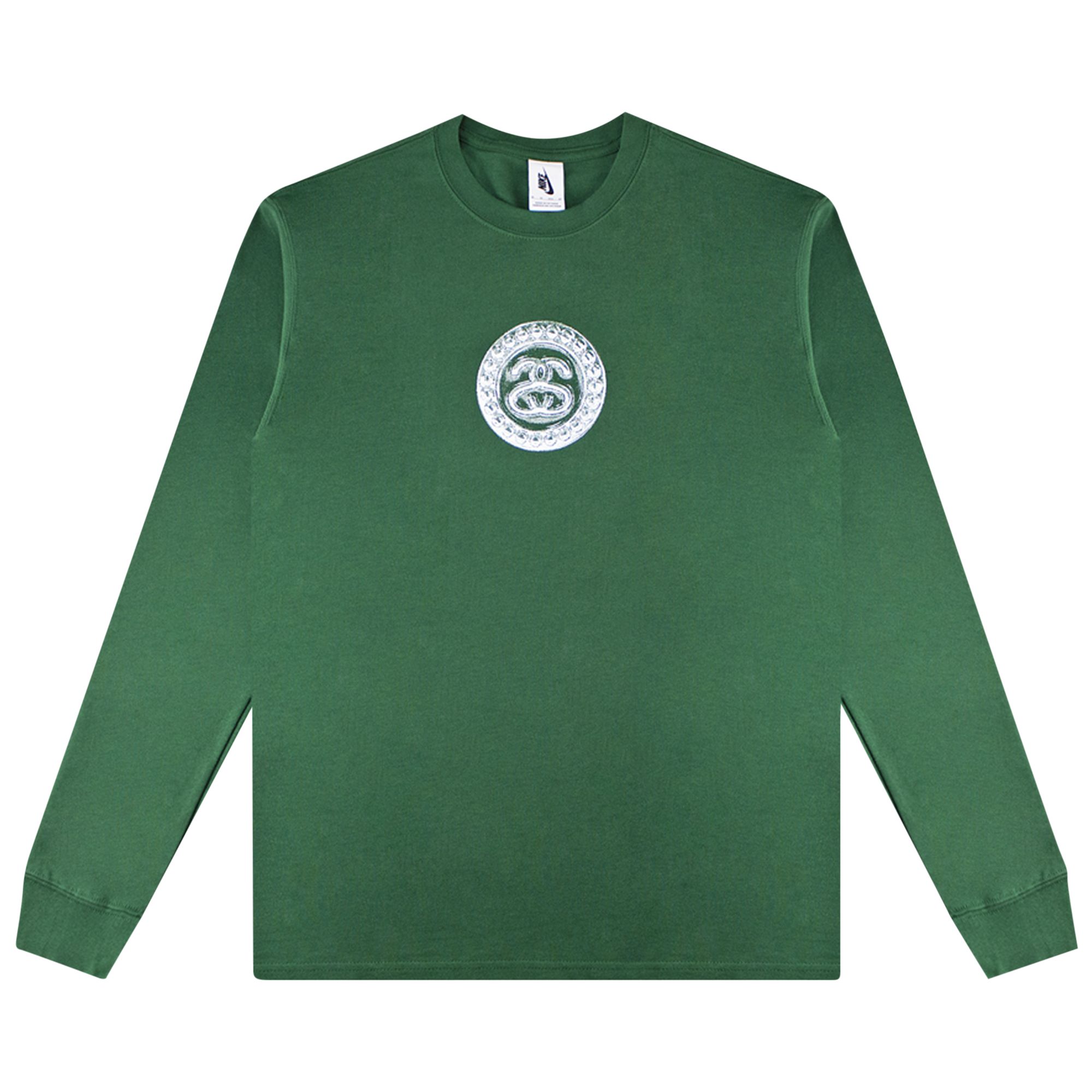 Nike x Stussy SS Link Long-Sleeve Tee 'Gorge Green' | Men's Size S