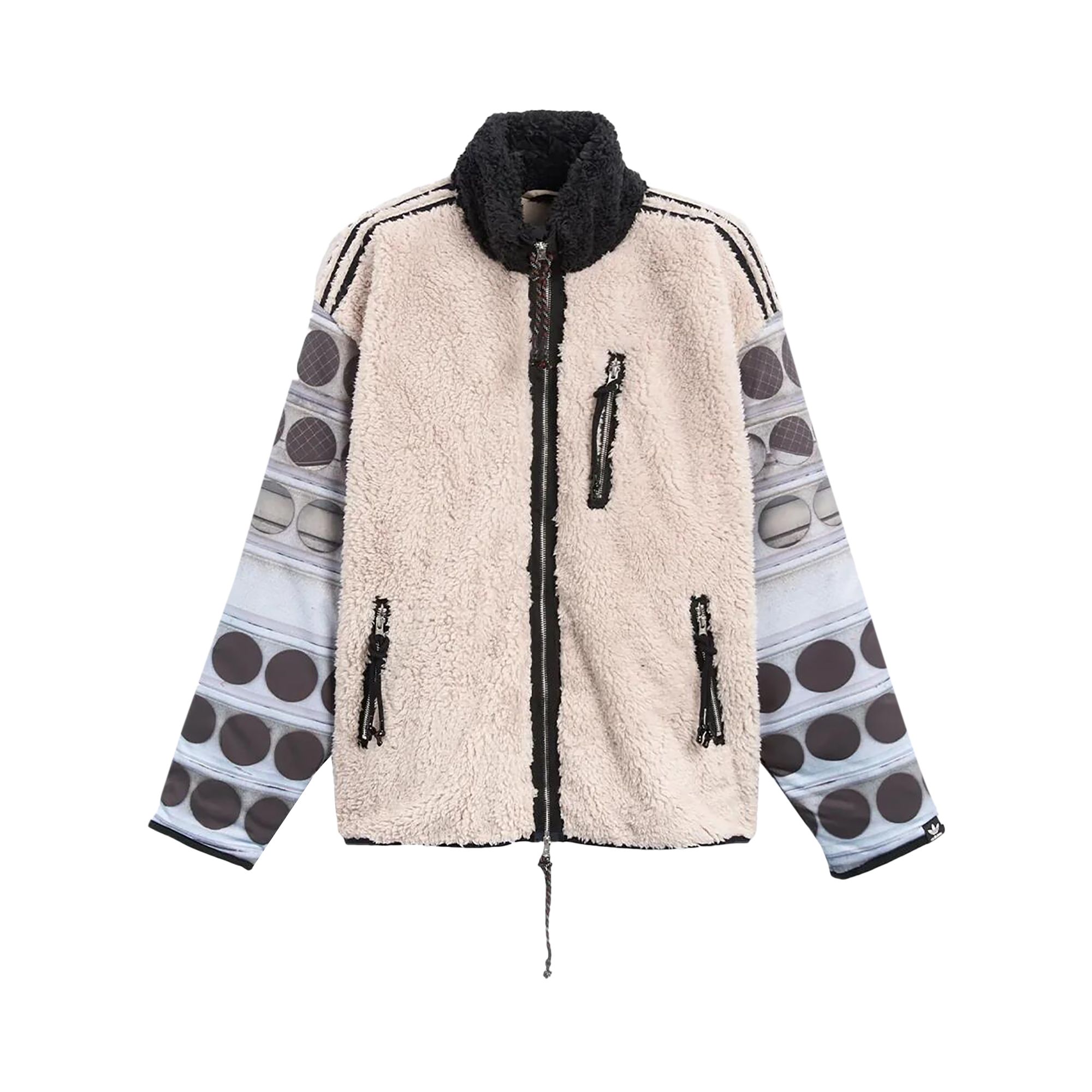 adidas x Song for the Mute Fleece All Over Print Jackets 'Black' | Men's Size M