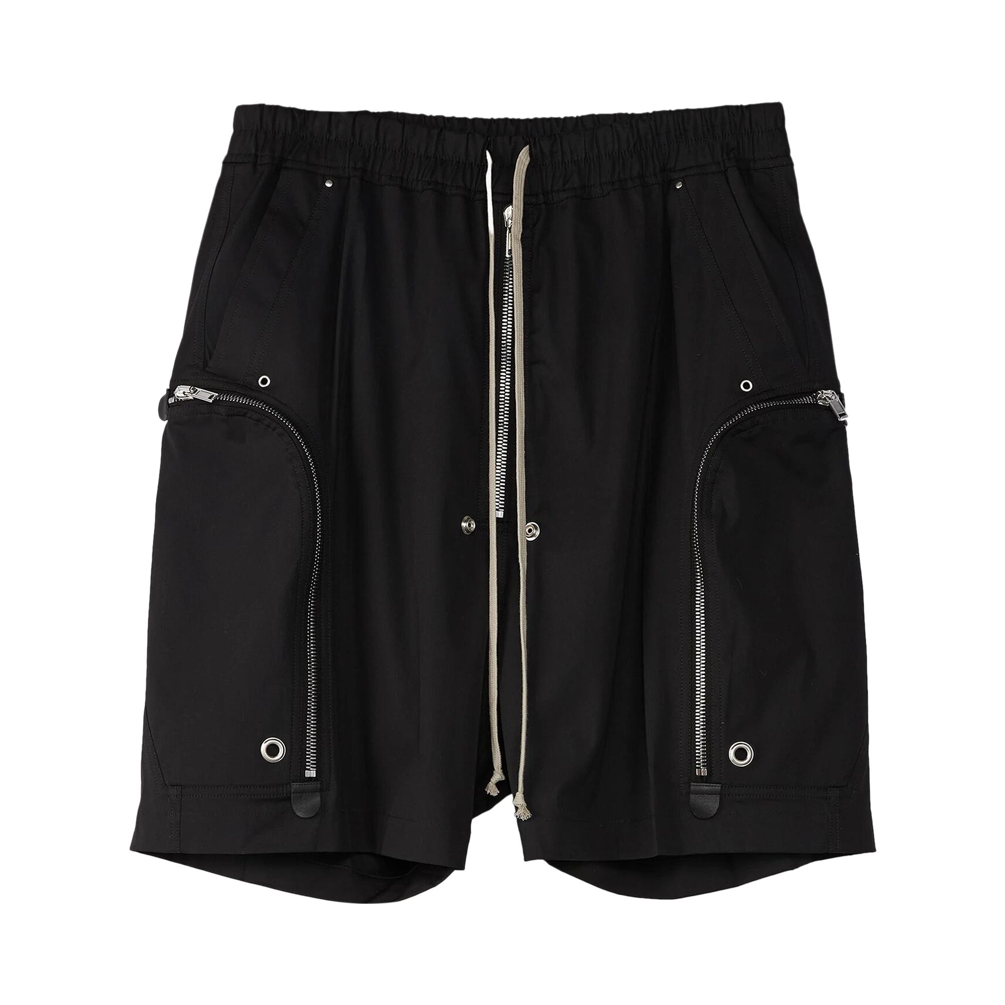Pre-owned Rick Owens Bauhaus Bela Poplin Shorts 'black' | Men's Size 52