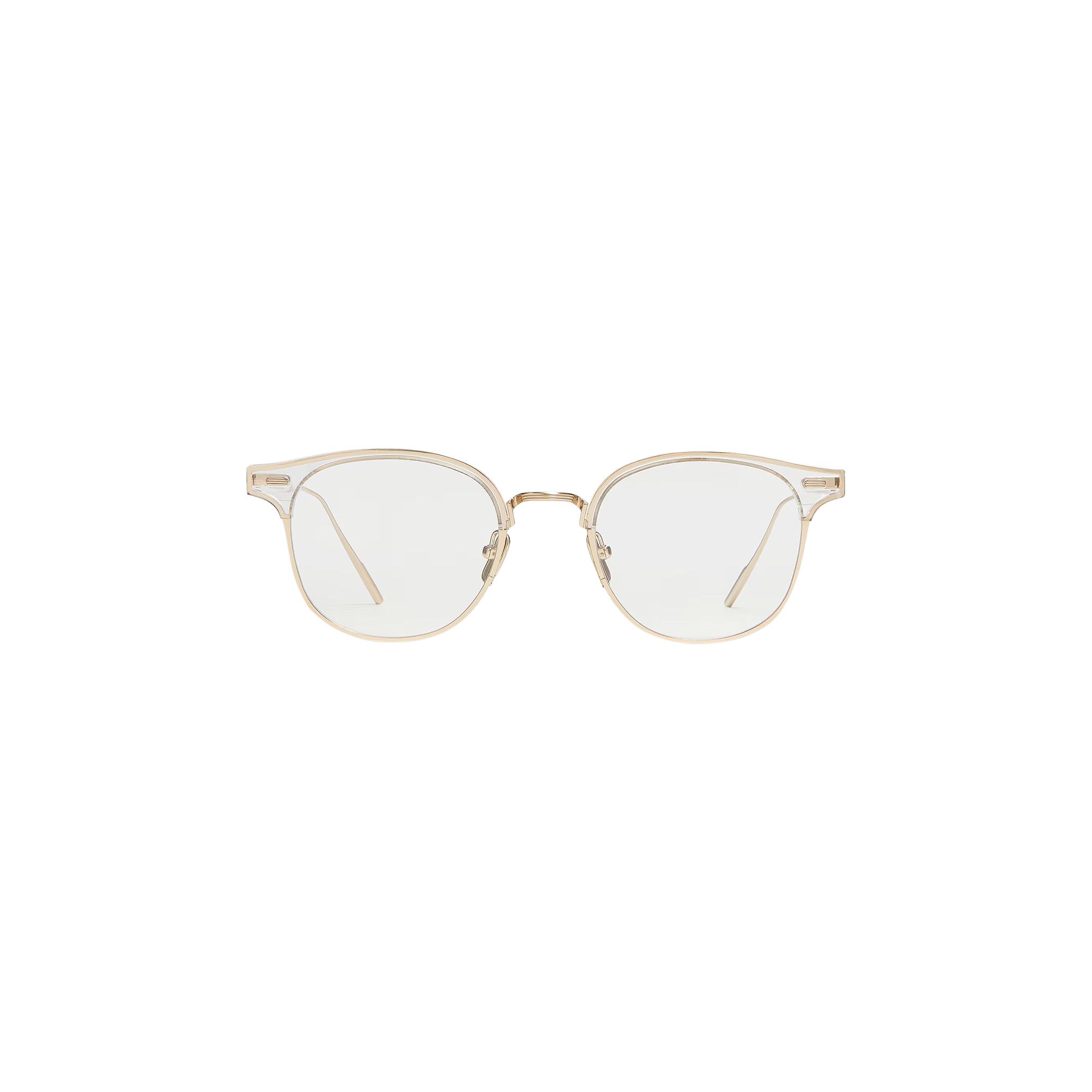 Pre-owned Gentle Monster Alio X-c1 Glasses 'clear/gold'