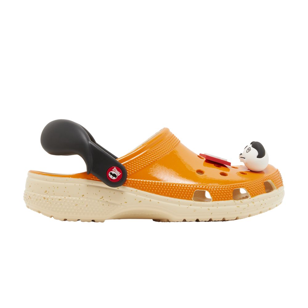 Pre-owned Crocs Pringles X Classic Clog 'orange Red' In Multi-color