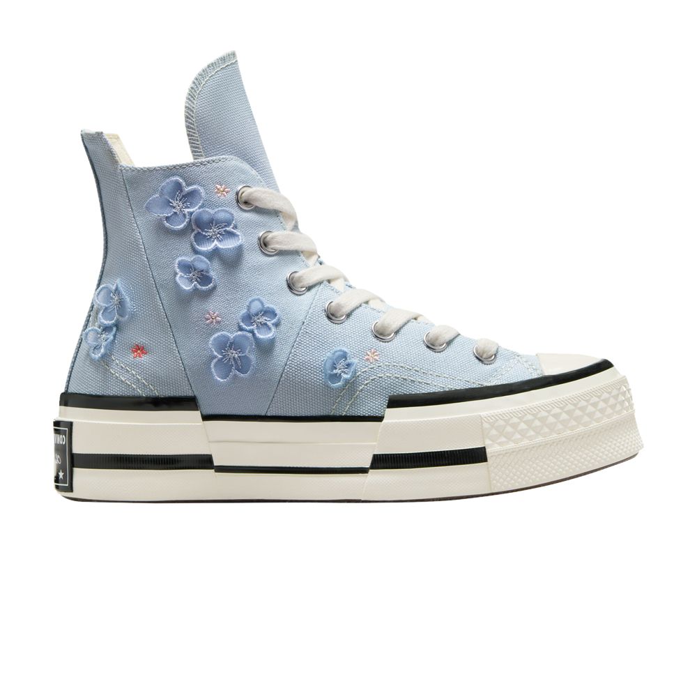 Converse Chuck 70 Plus High '3D Flowers' | Blue | Men's Size 9