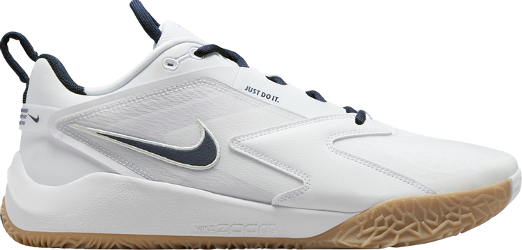 Air Zoom Hyperace 3 White College Navy