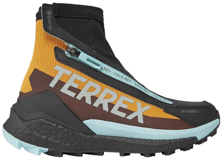 Terrex Free Hiker Black Preloved Yellow Aqua