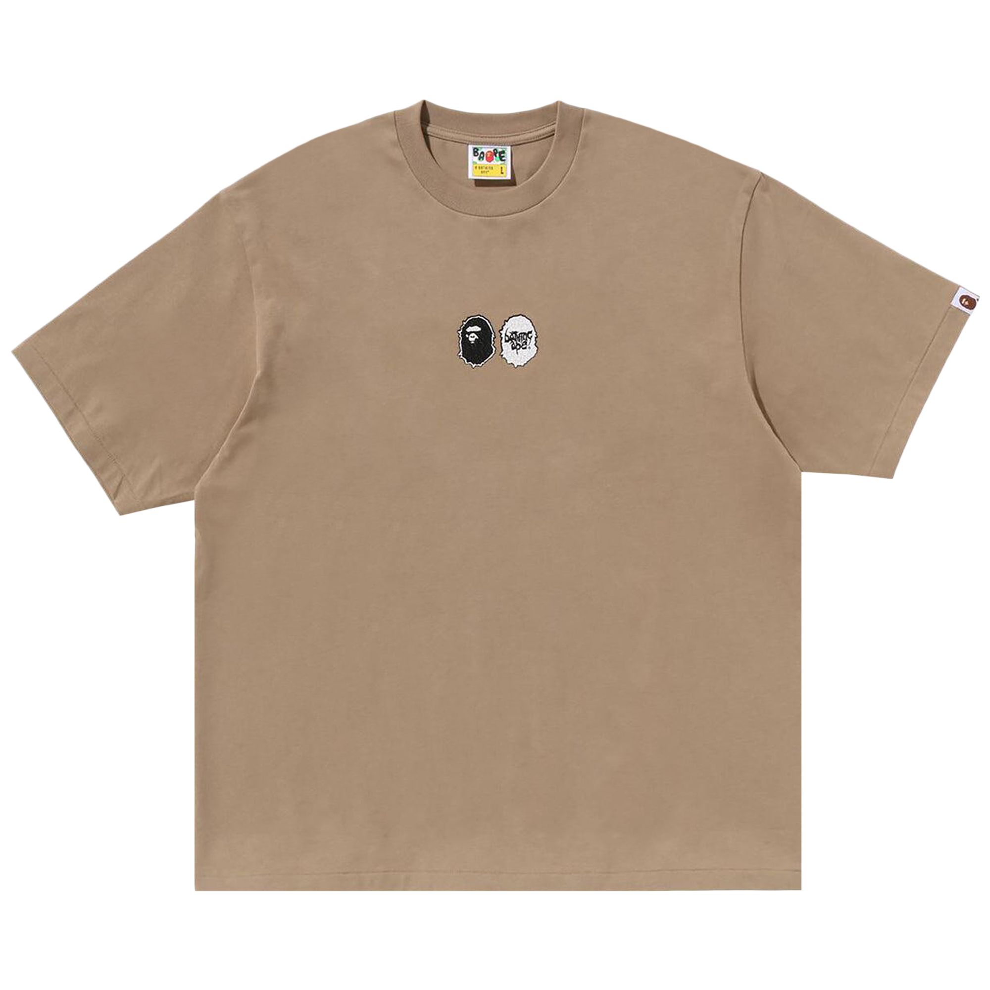 BAPE Mad Ape Graphic Logo Relaxed Fit Tee 'Beige' | Tan | Men's Size XL