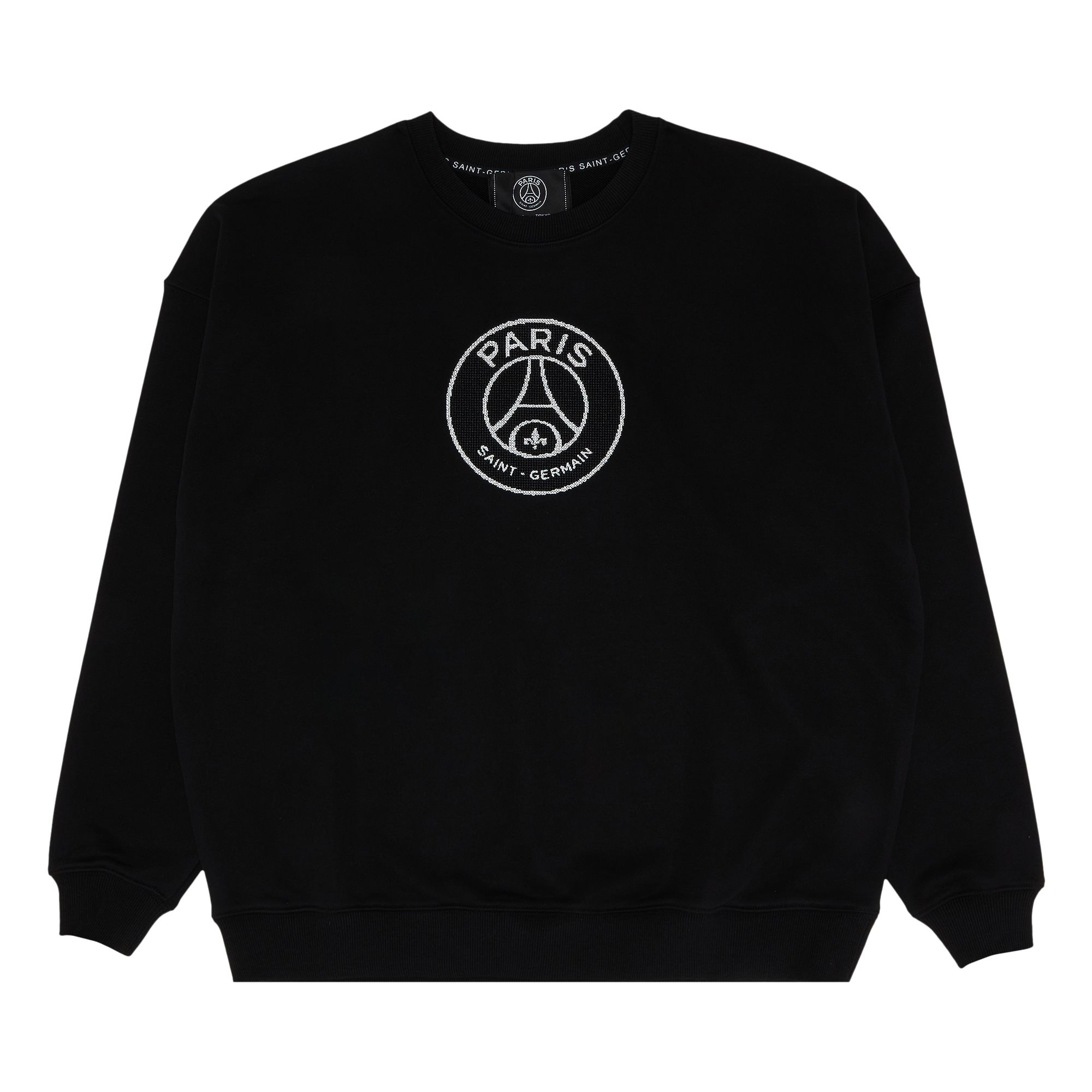 Paris Saint-Germain x EDIFICE Japan Garment Dyed Sweatshirt 'Black' | Men's Size M