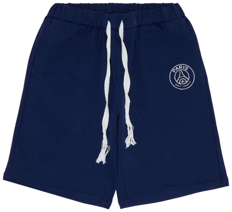 Paris Saint Germain x EDIFICE Japan Garment Dyed Shorts Blue