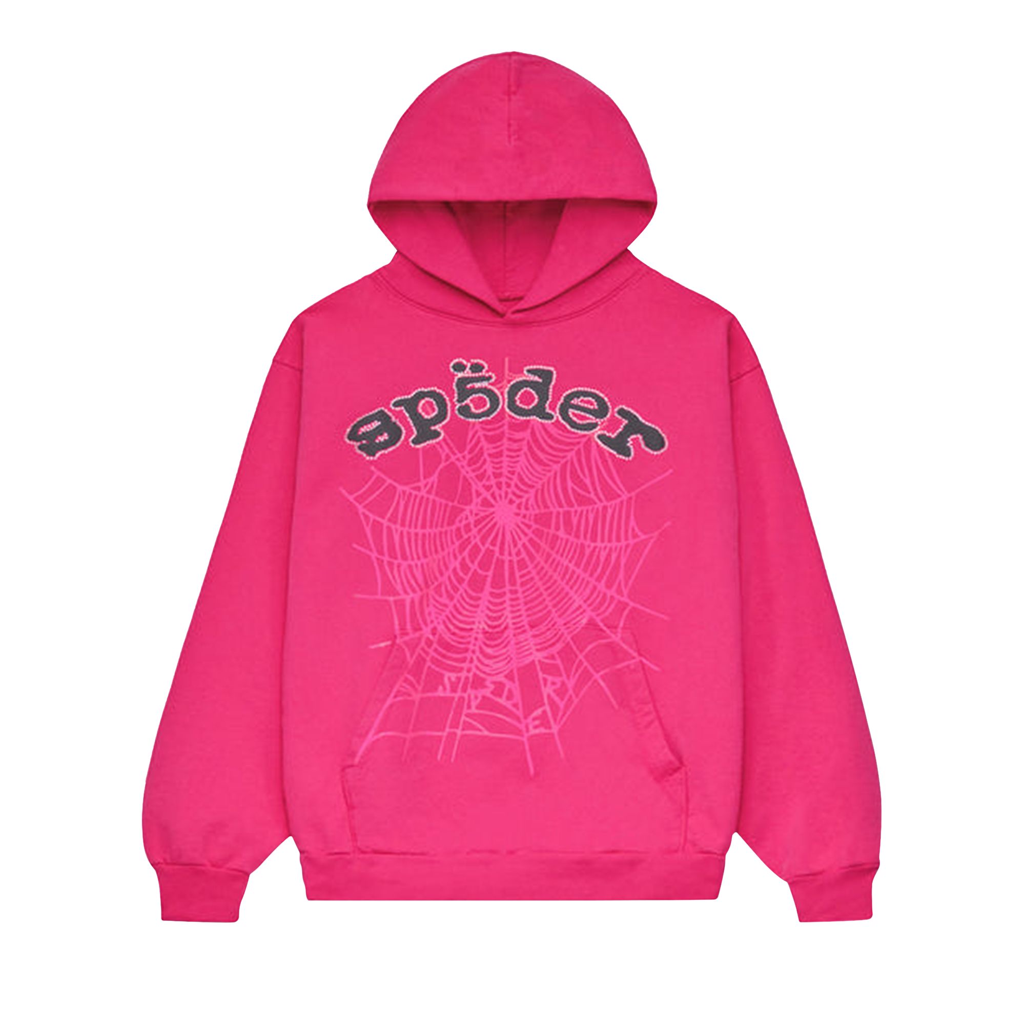 Sp5der Legacy Hoodie 'Pink/Black' | Men's Size XL