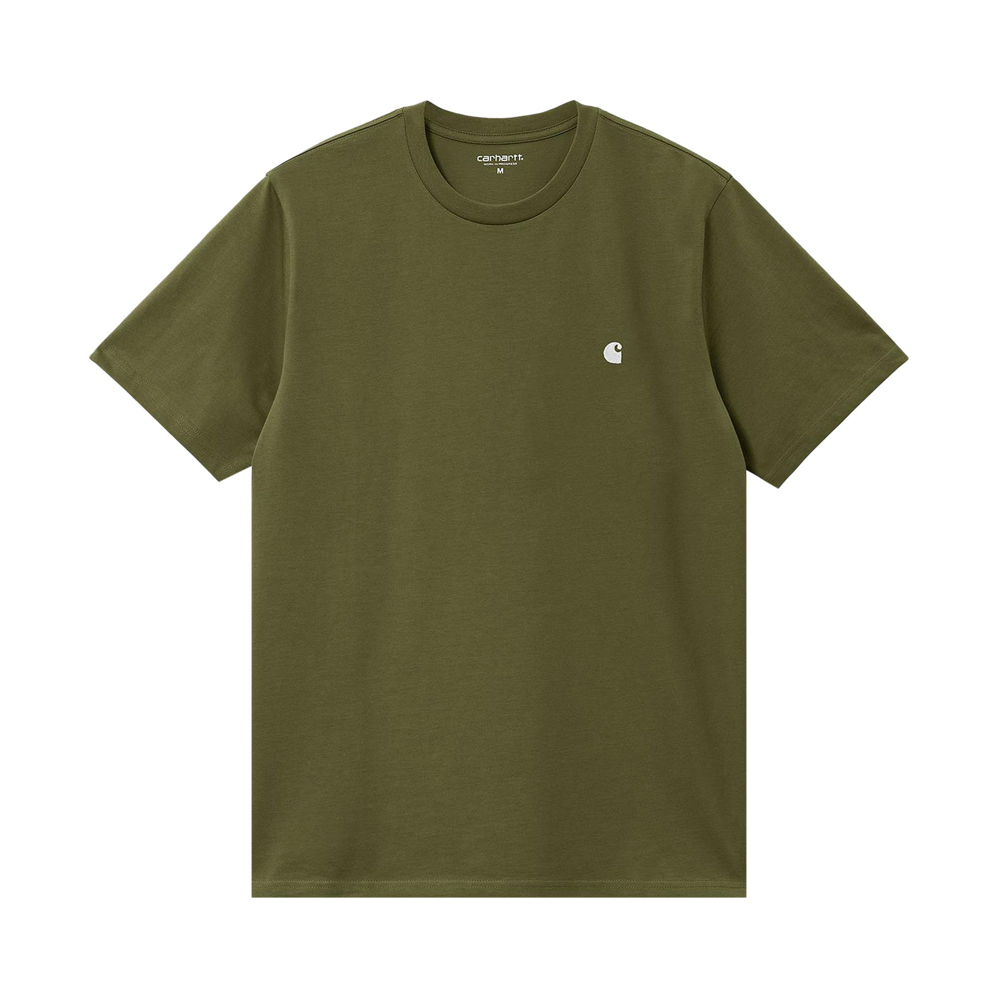Carhartt WIP Madison T-Shirt 'Dundee/White' | Green | Men's Size M