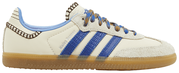 adidas gazelle silver green womens Adidas x Wales Bonner Pony Tonal Samba Shoes – Extra Butter main image 1