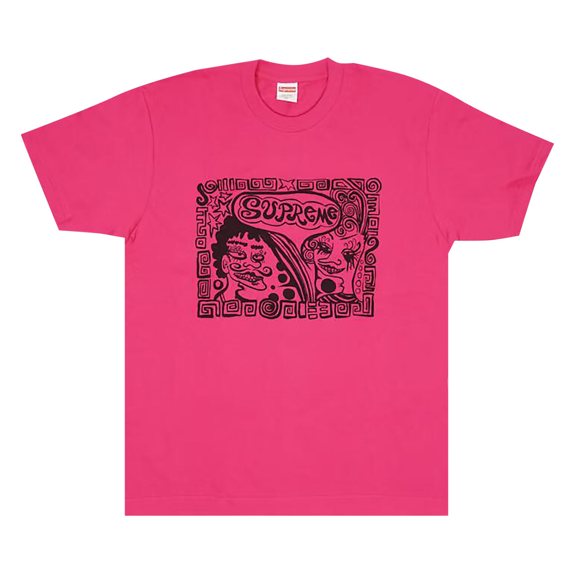 Pre-owned Supreme Faces Tee 'dark Pink' | Men's Size M