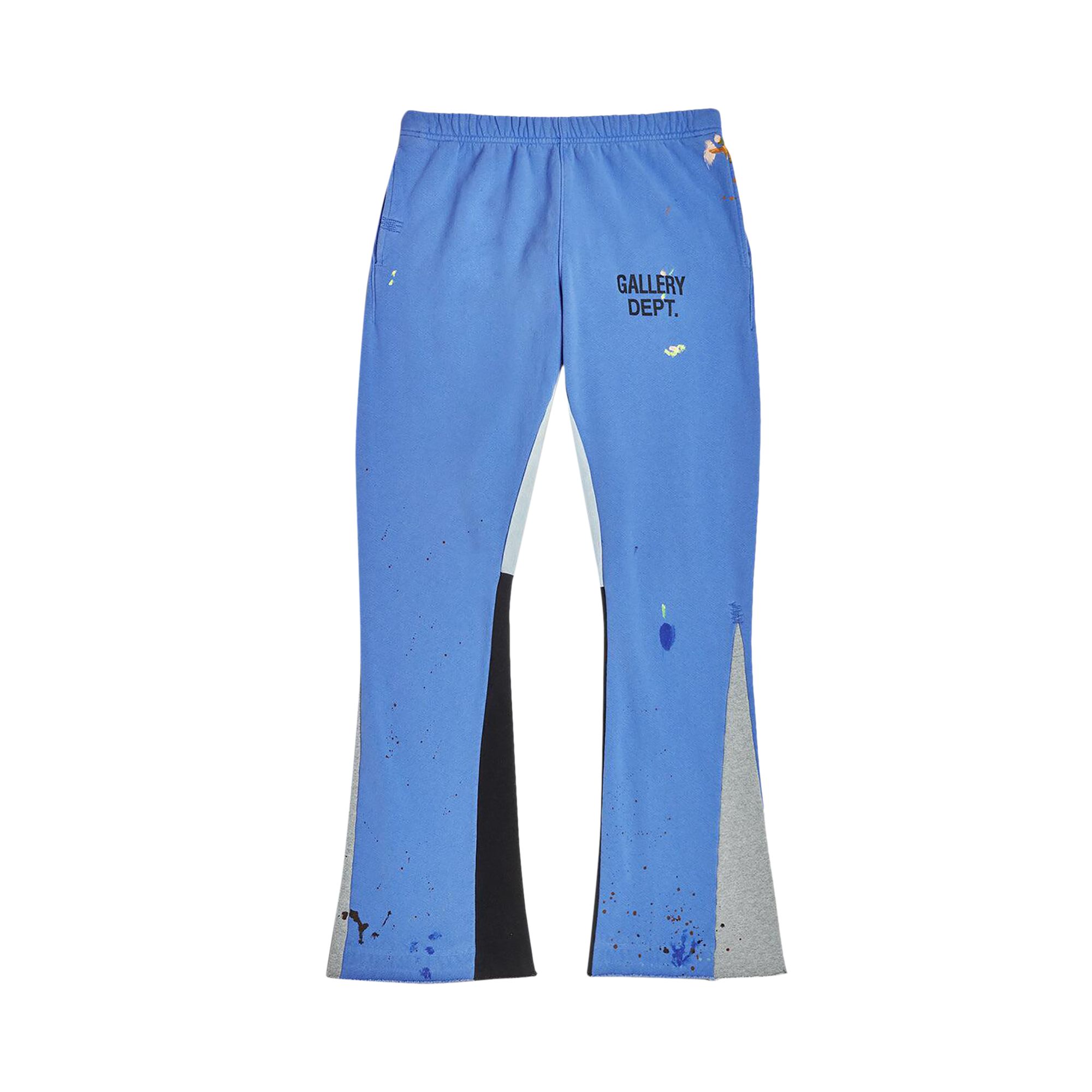 Pre-owned Gallery Dept. Gd Painted Flare Sweatpant 'royal' In Blue