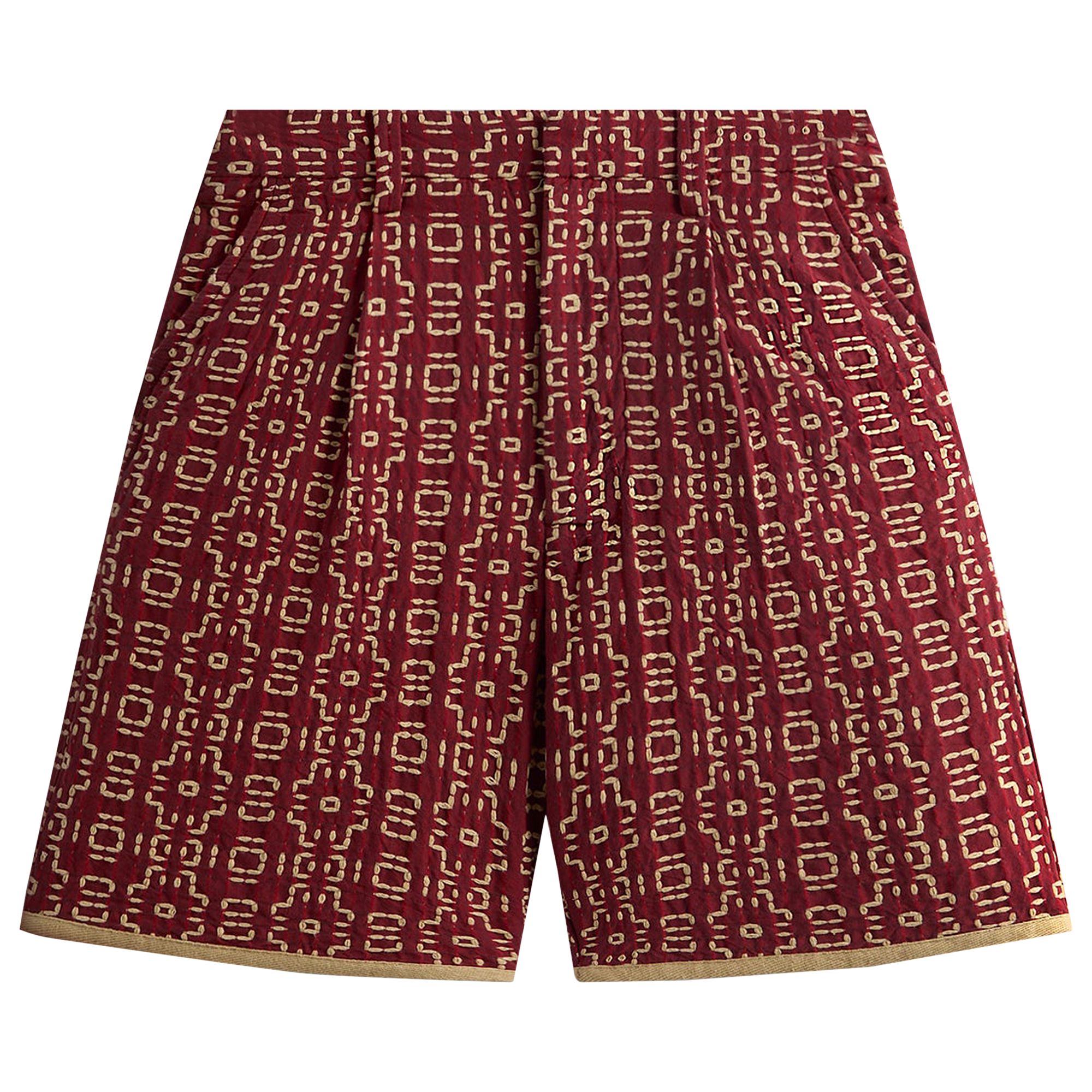 Pre-owned Kith Textured Stitch Allen Short 'bitters' | Men's Size 44