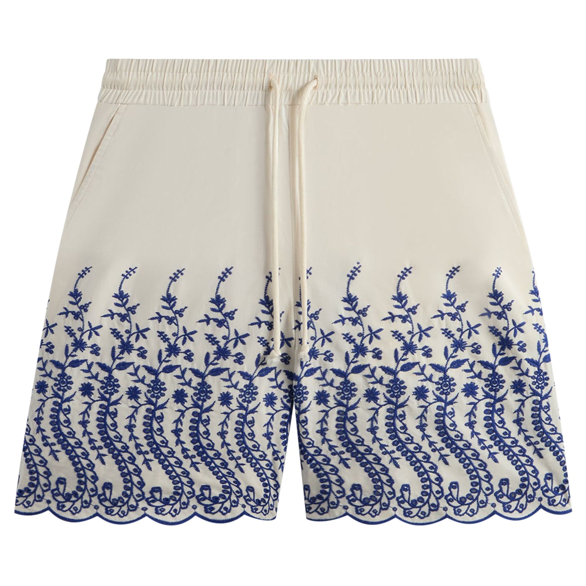 Kith Floral Eyelet Lewis Short 'Current' | Cream | Men's Size L