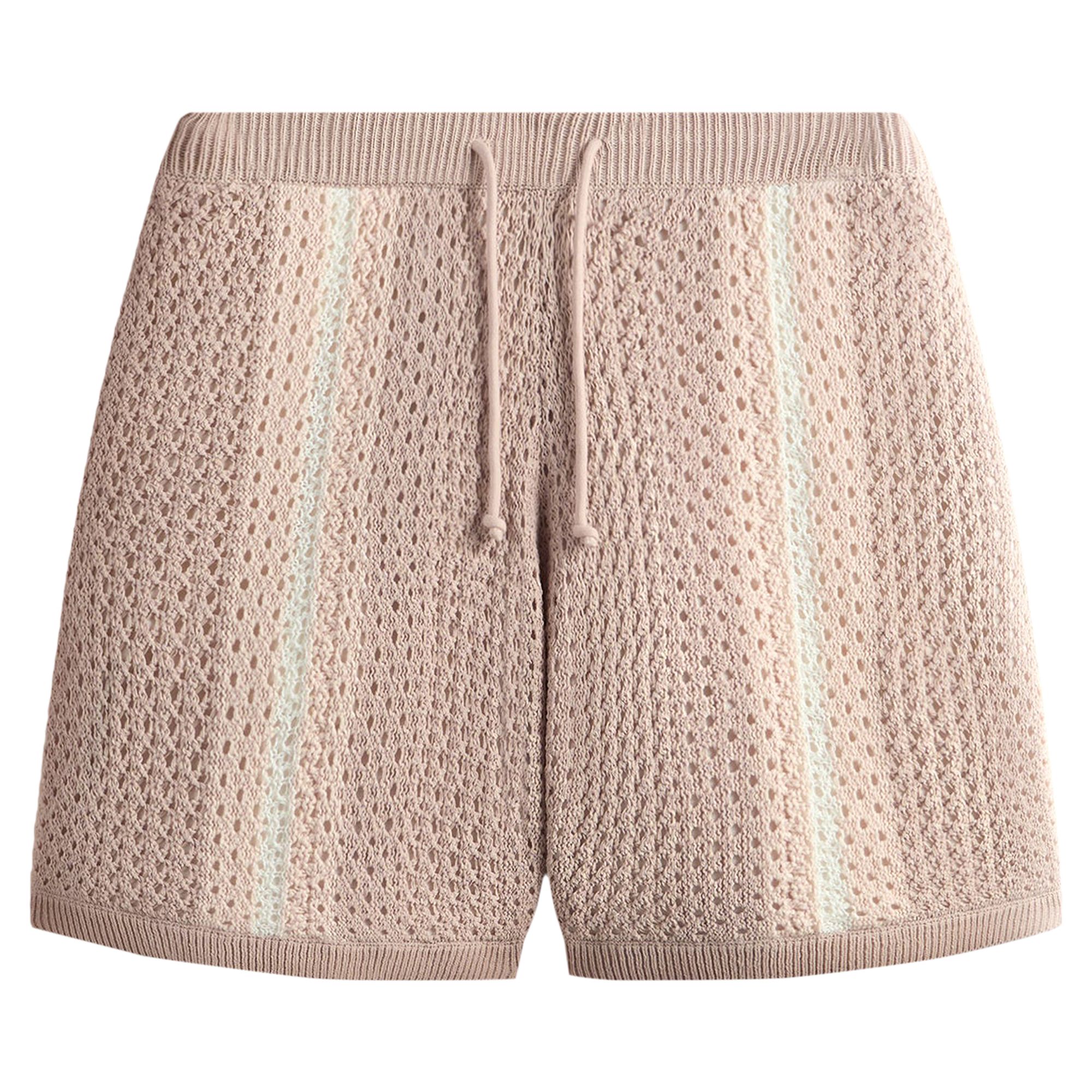 Pre-owned Kith Crochet Curtis Short 'frosty Rose' In Pink