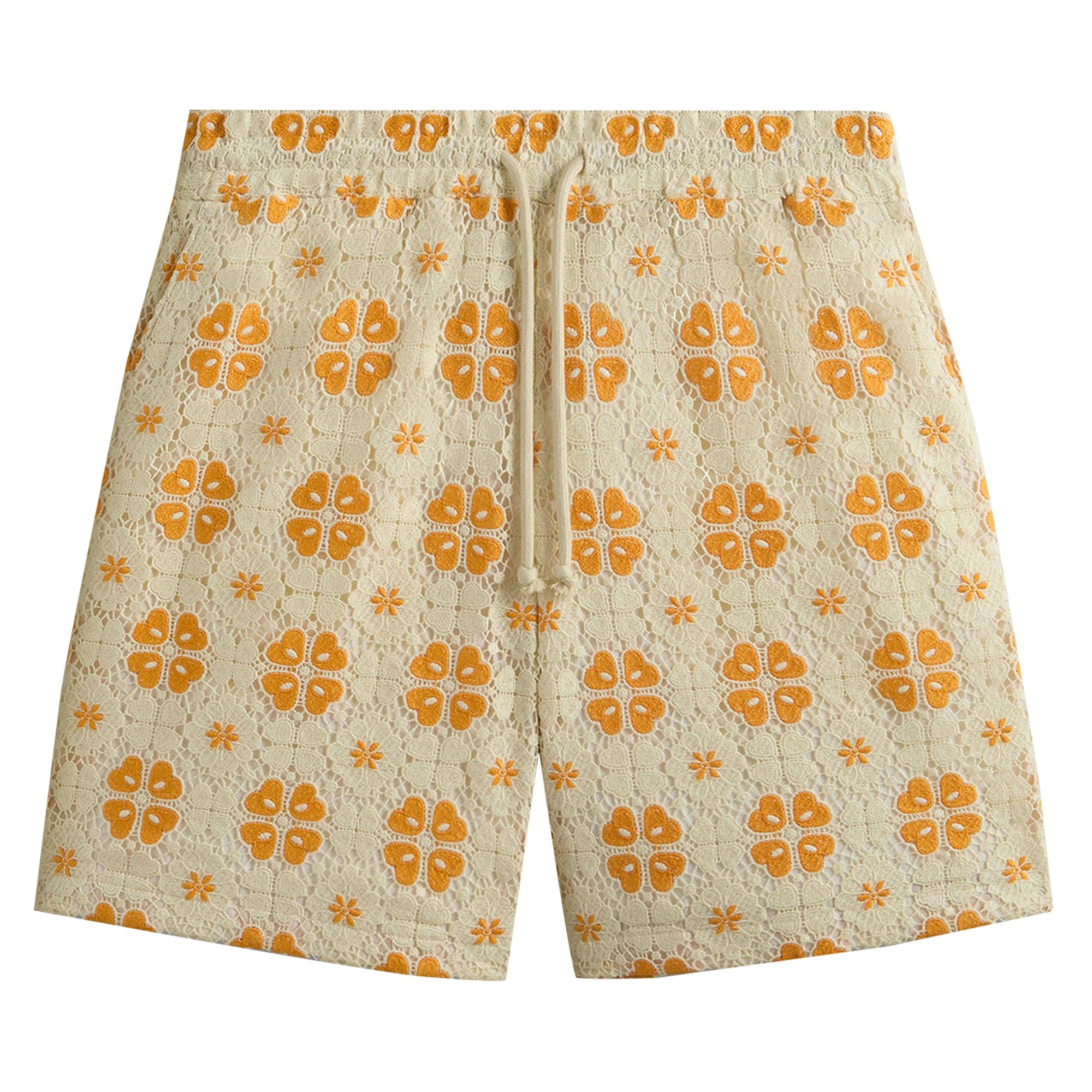 Kith Vintage Lace Lewis Short 'Nano' | Cream | Men's Size L