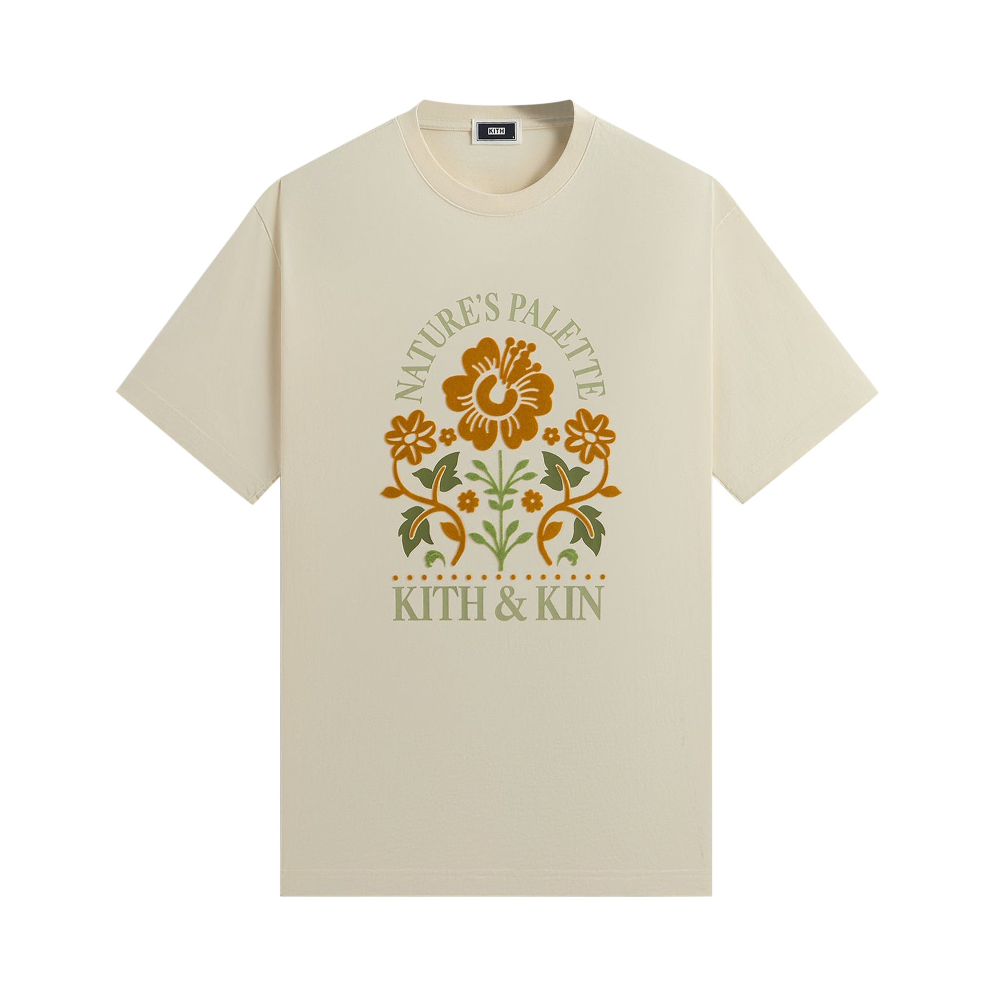 Pre-owned Kith & Kin Nature's Palette Tee 'sandrift' In Cream