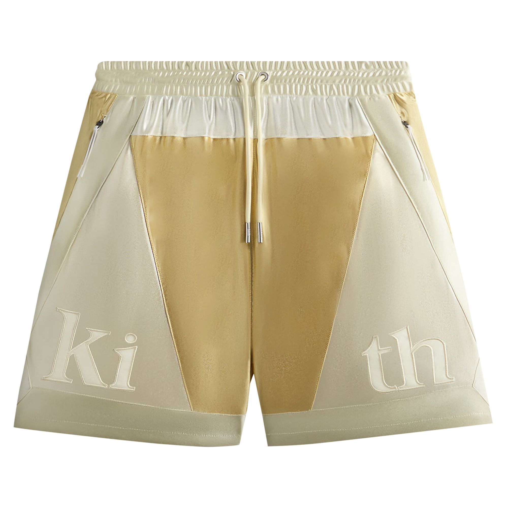 Pre-owned Kith Faille Jersey Turbo Short 'torch' In Multi-color