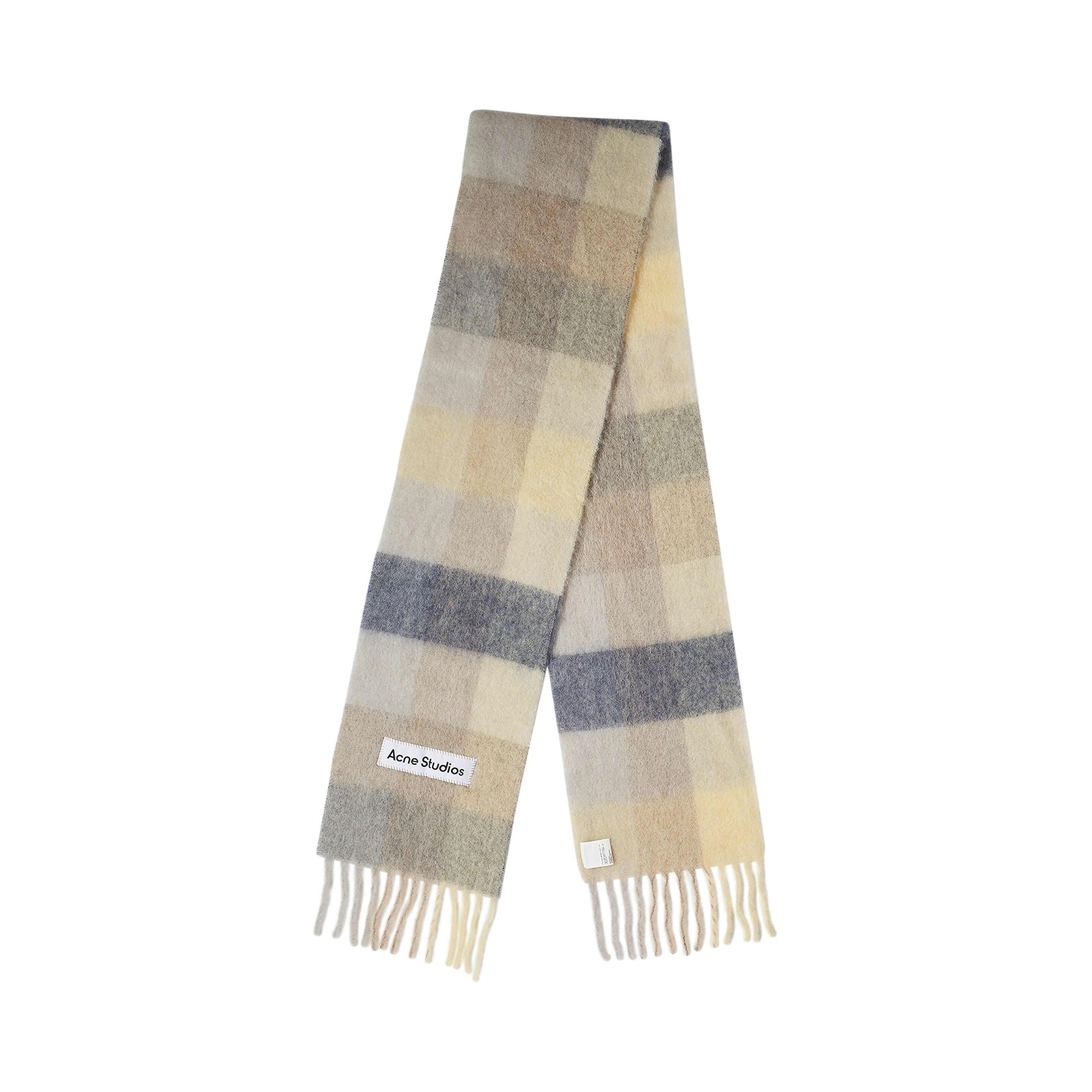 Pre-owned Acne Studios Scarf 'vanilla/beige/lavender' | Cream | Men's Size Onesize In White