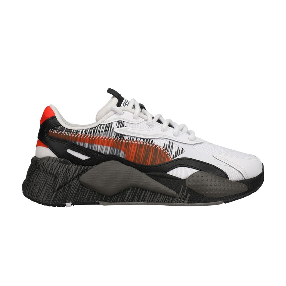 Pre-owned Puma Rs-x3 Render Jr 'white Cherry Tomato' | Kid's Size 5.5