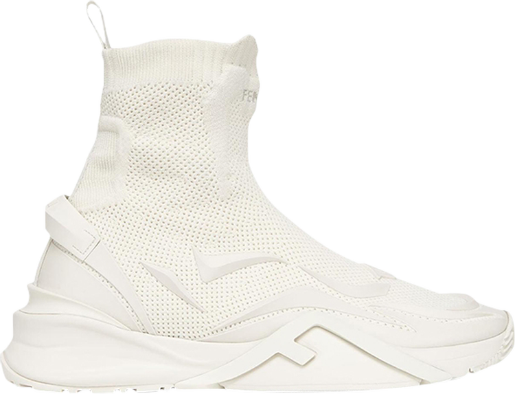 Fendi Flow Sneaker White Ice