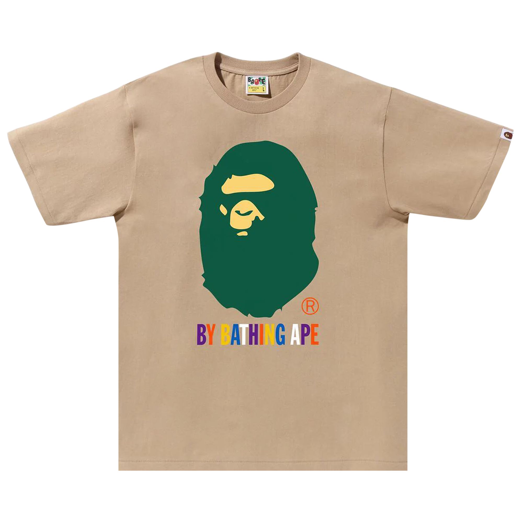 BAPE Colors By Bathing Ape Tee 'Beige' | Tan | Men's Size 2XL