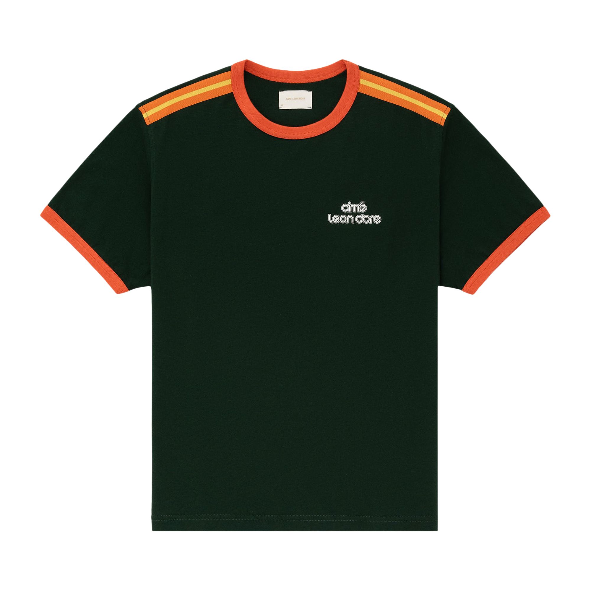 Pre-owned Aimé Leon Dore Retro Ringer Tee 'pine' | Green | Men's Size L
