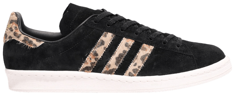 XLARGE x adidas Campus 80s Black Leopard