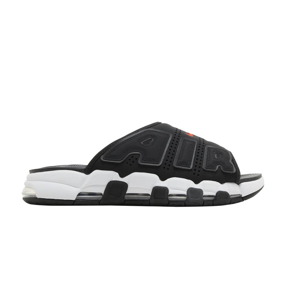 Nike Air More Uptempo Slide 'Black White Red' | Men's Size 8