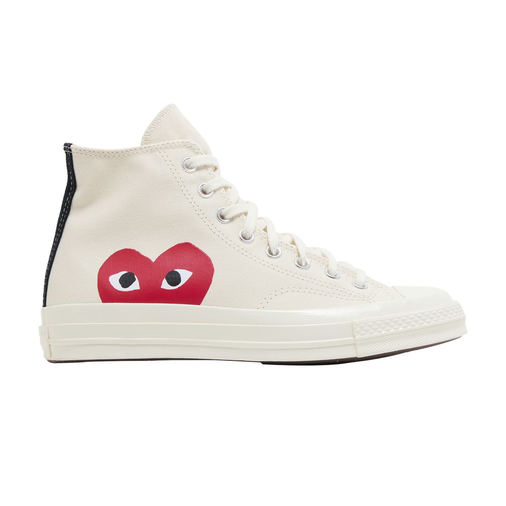 Converse Comme des Garçons Play x Chuck 70 High 'Milk' 2023 | Cream | Men's Size 7.5