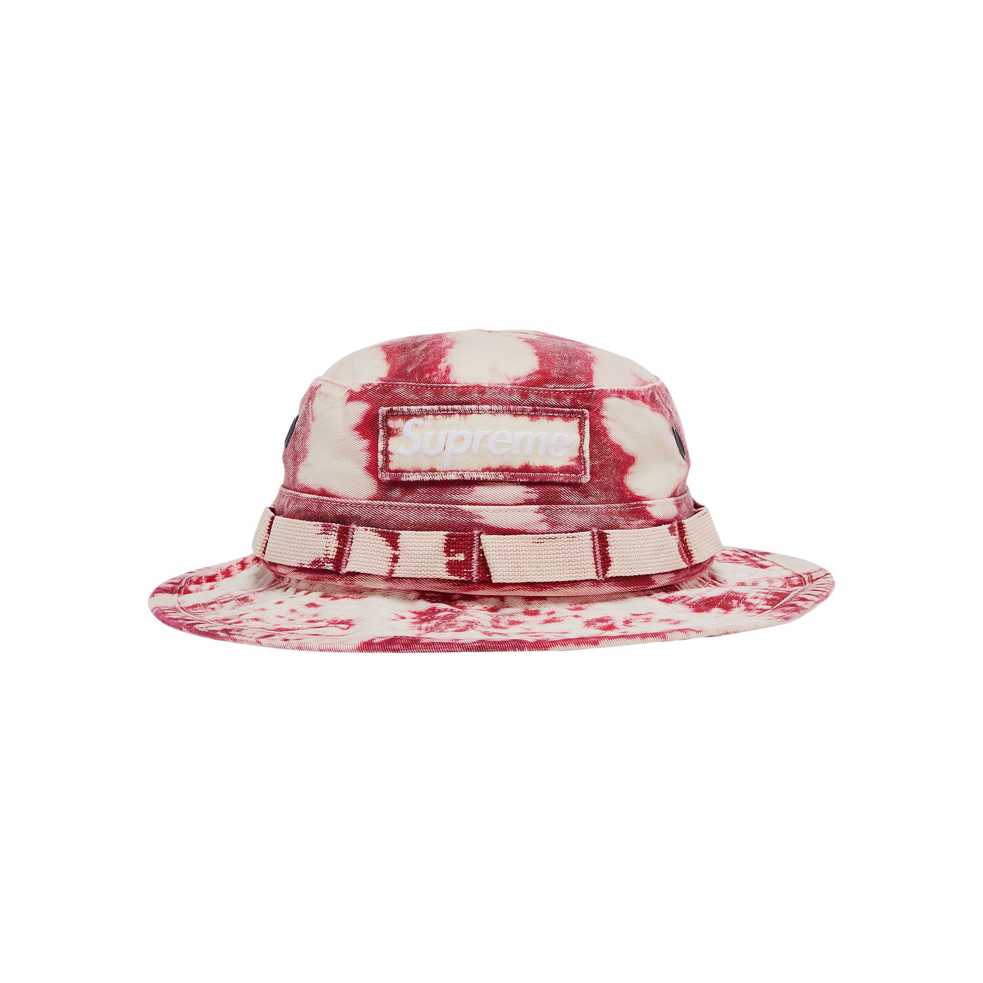 Supreme Bleached Chino Boonie 'Red' | Men's Size M/L