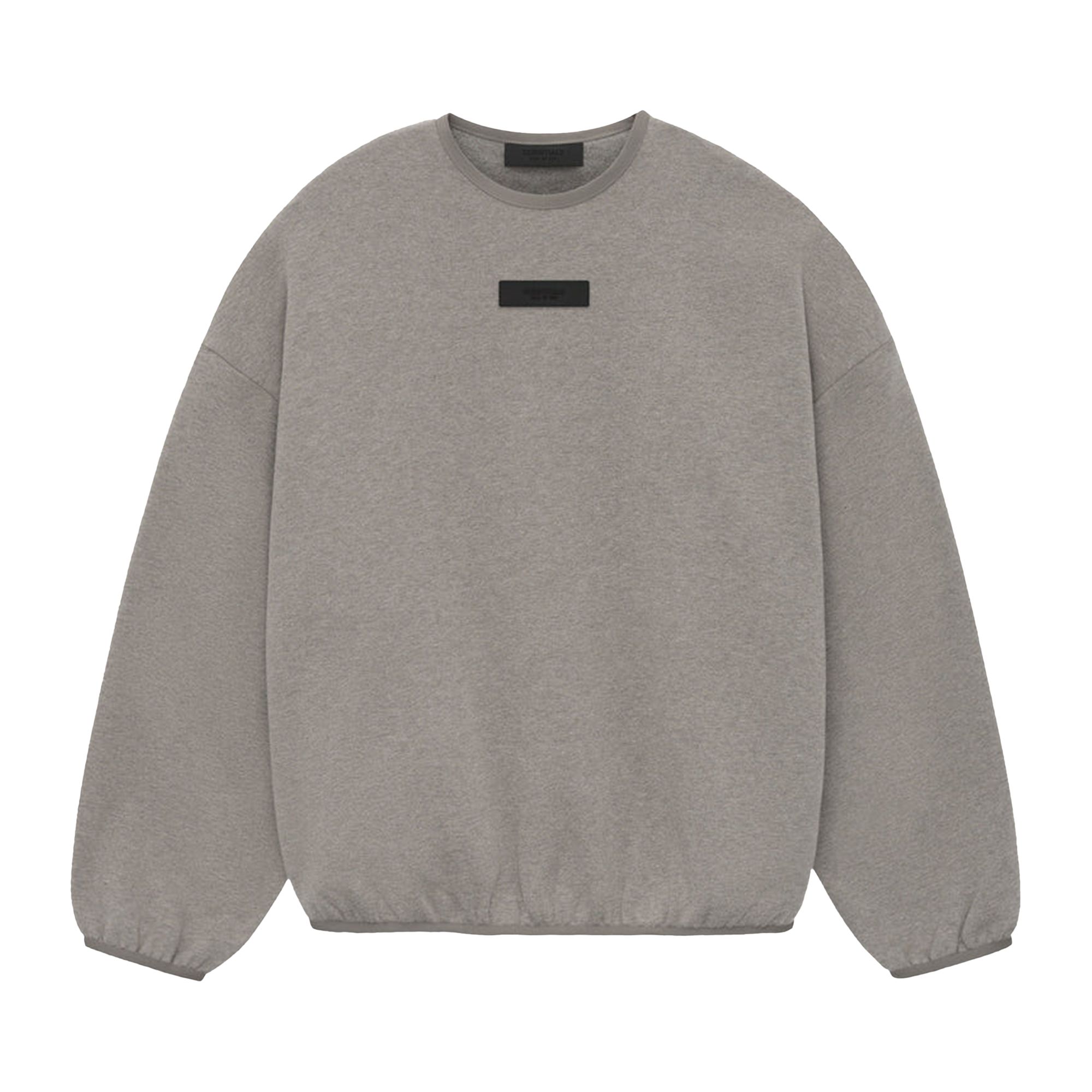 Pre-owned Essentials Fear Of God Crewneck 'heather Grey'