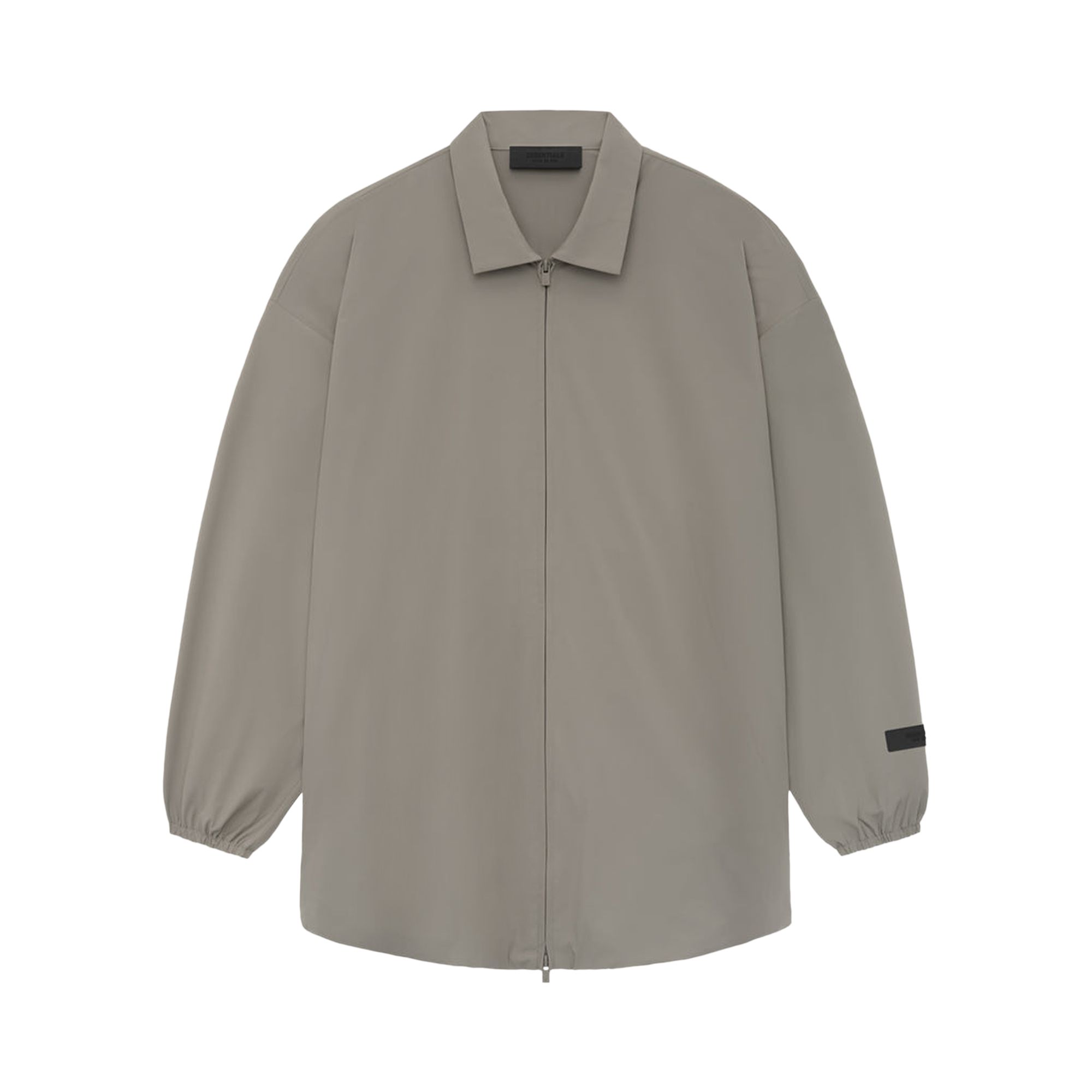 Pre-owned Essentials Fear Of God Overshirt 'dust' | Grey | Men's Size S In Gray