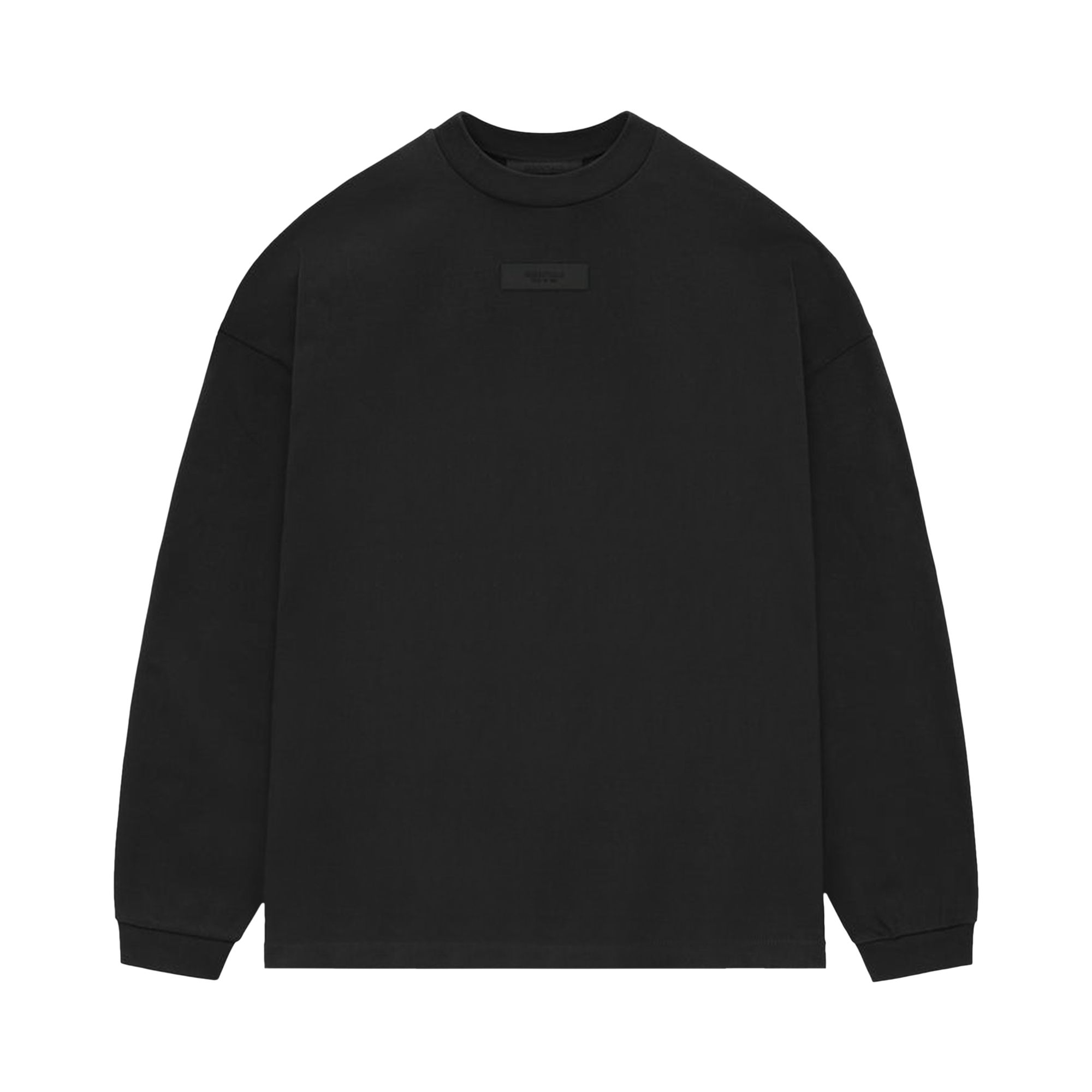 Pre-owned Essentials Fear Of God Long-sleeve Tee 'black' | Men's Size Xxl