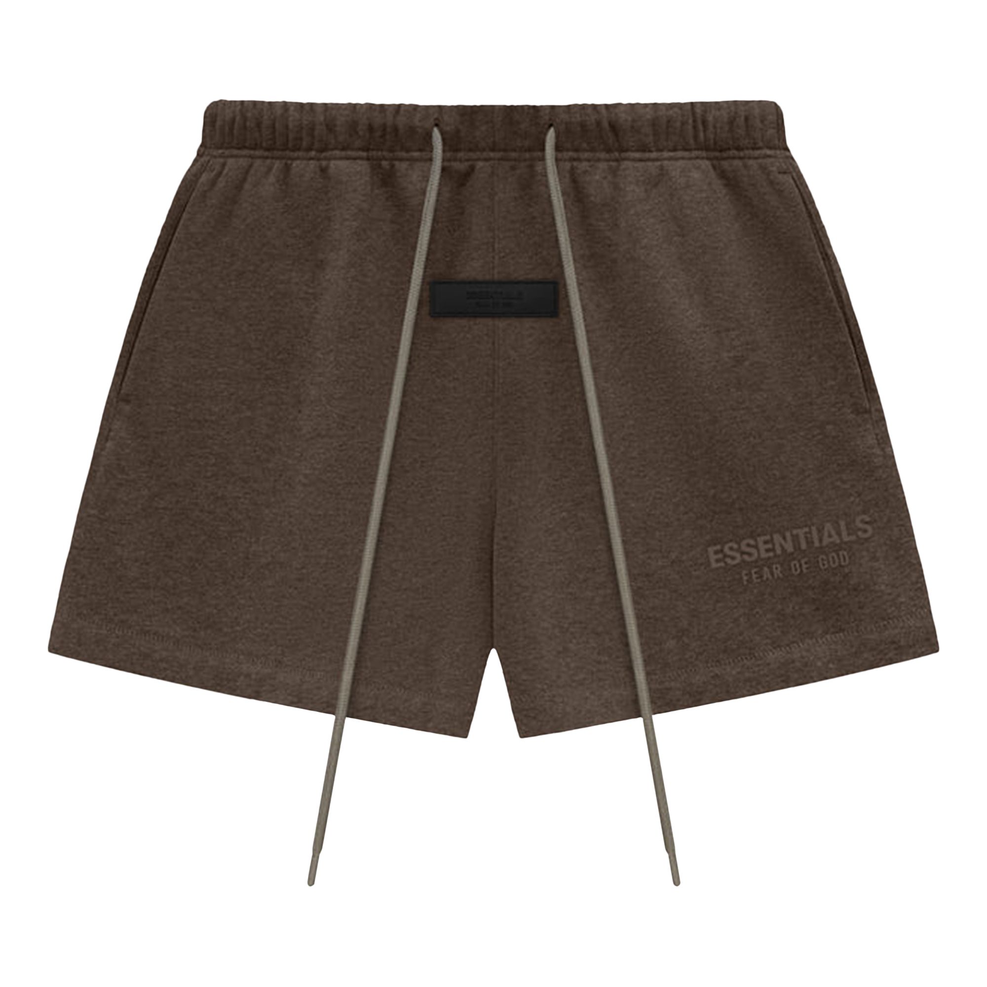 Fear of God Essentials Sweatshort 'Heather Wood' | Brown | Men's Size XL