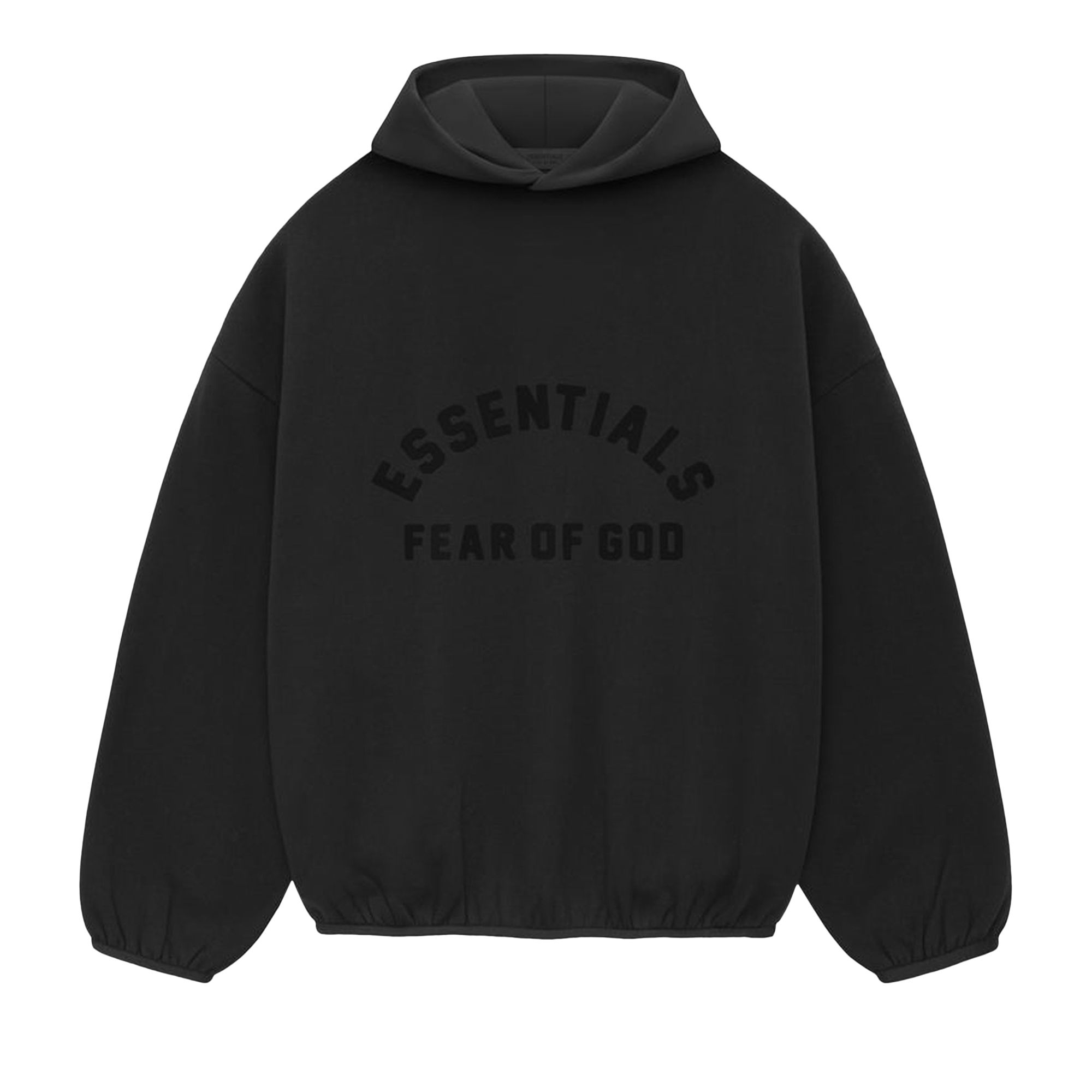 Fear of God Essentials Nylon Fleece Hoodie 'Black' | Men's Size XL