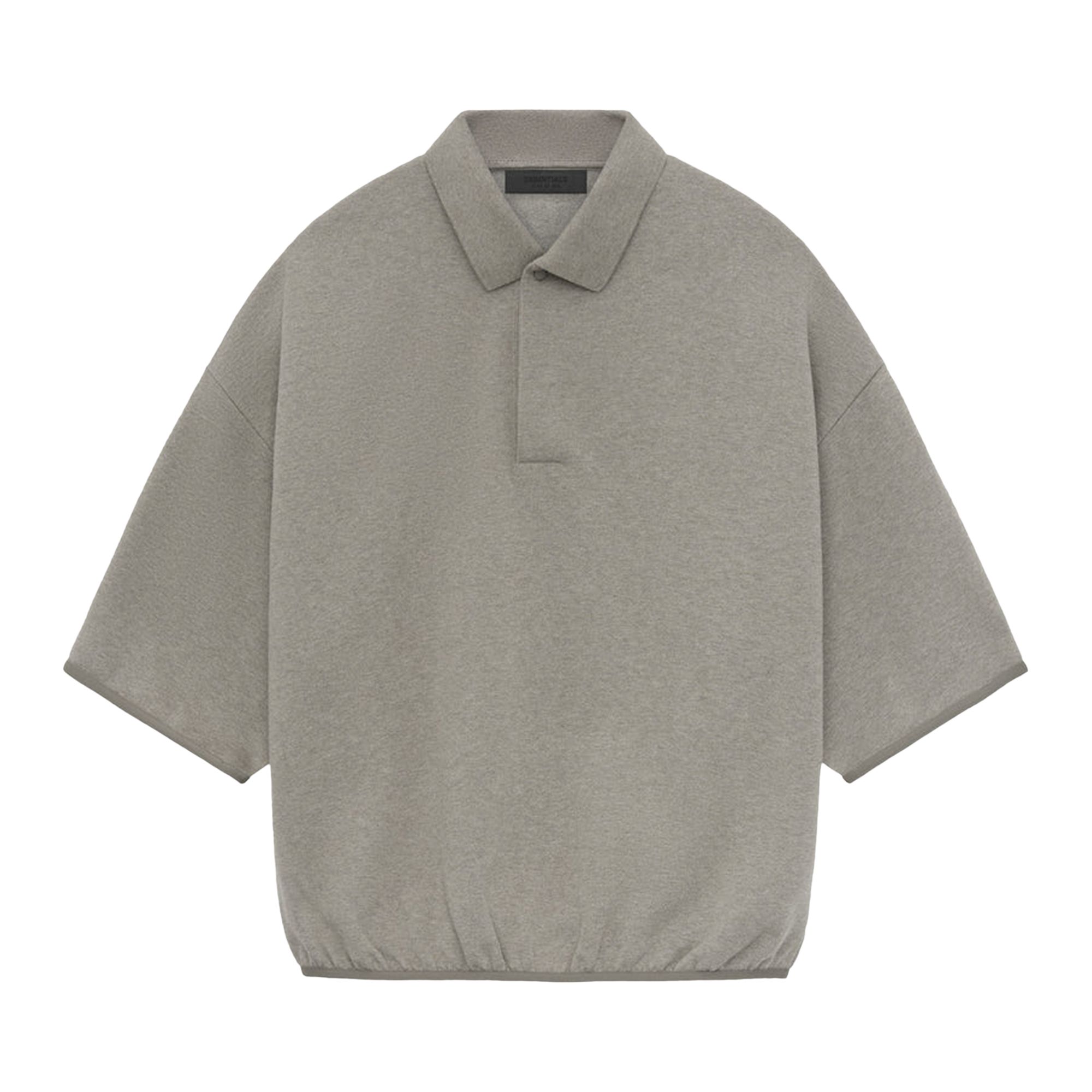 Fear of God Essentials 3/4 Sleeve Polo 'Heather Grey' | Men's Size XS
