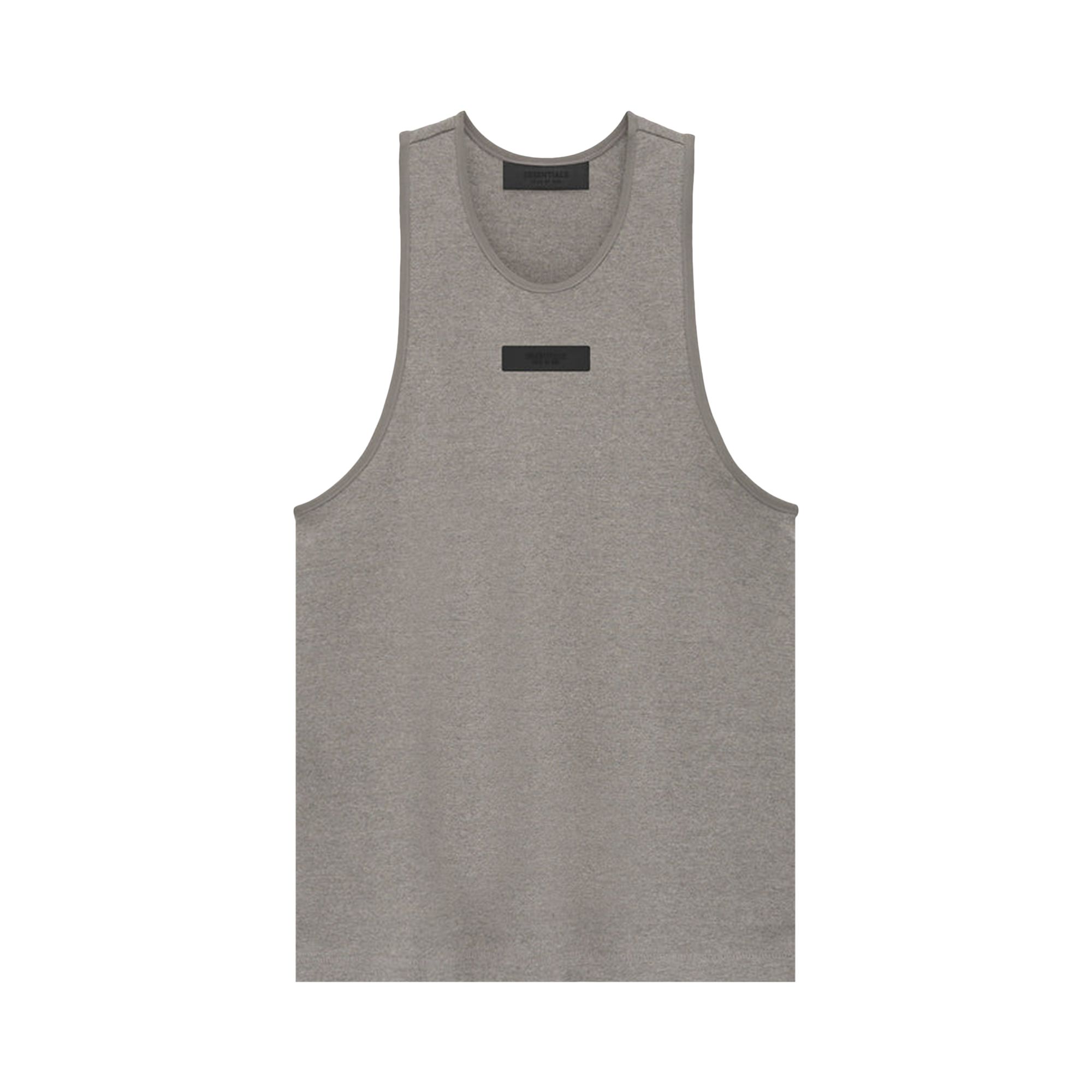 Pre-owned Essentials Fear Of God Tank Top 'heather Grey'