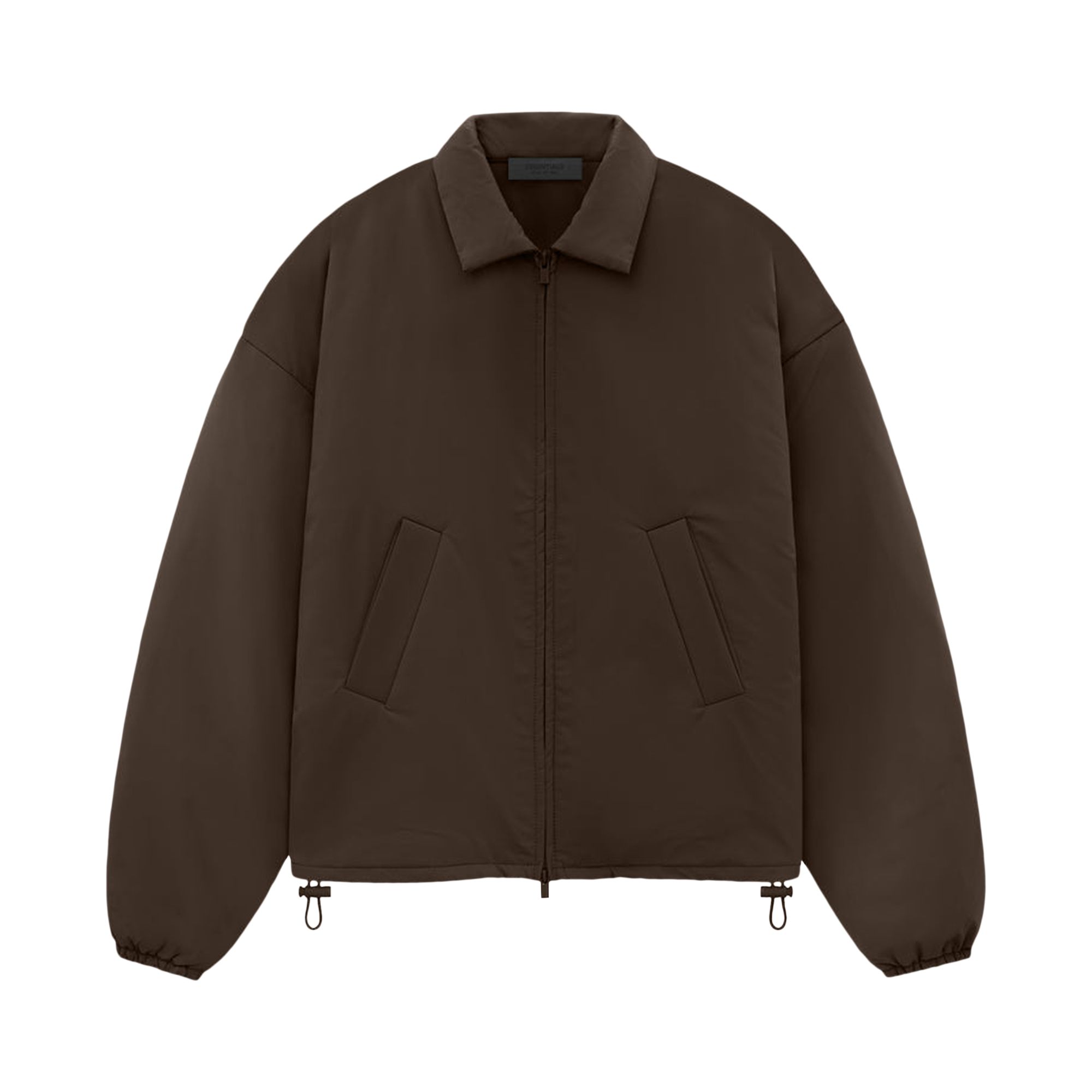 Pre-owned Essentials Fear Of God  Shell Bomber 'wood' | Brown | Women's Size Xxl