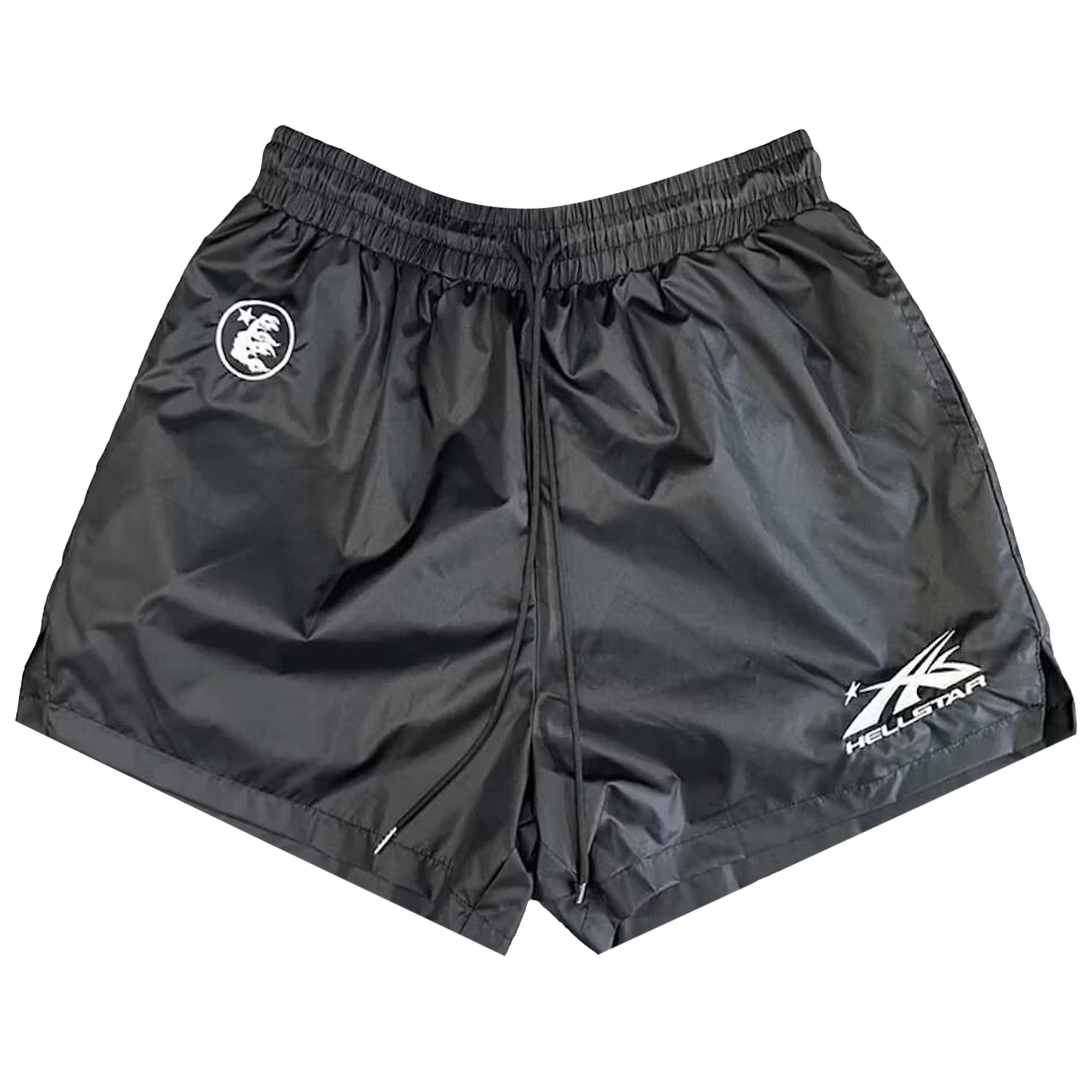 Hellstar Nylon Shorts 'Black' | Men's Size 2XL