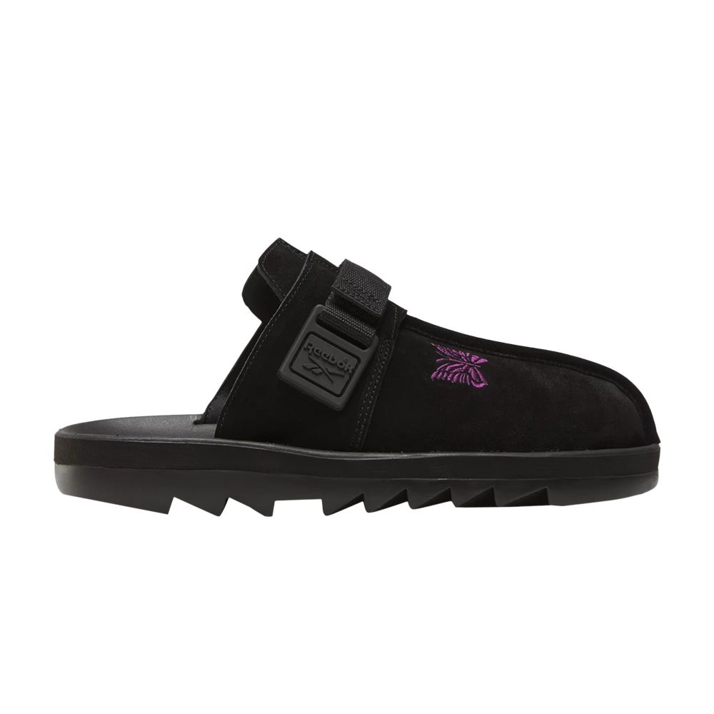 Pre-owned Reebok Needles X Beatnik Slides 'black'