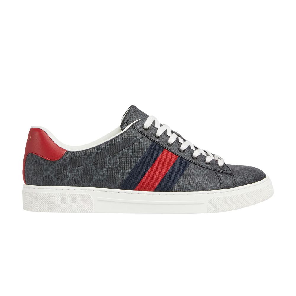 Gucci Ace 'GG Supreme Canvas - Black' | Men's Size 9.5