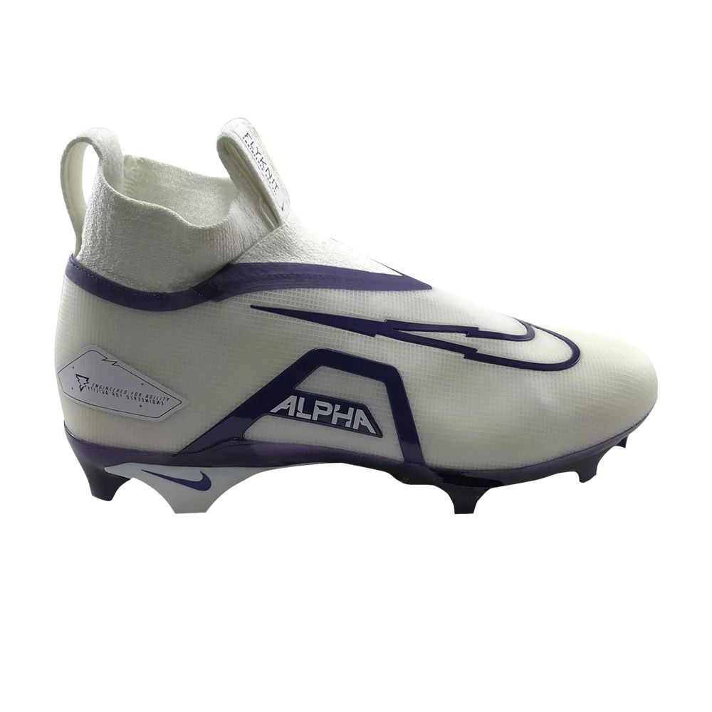 Nike Alpha Menace Elite 3 'White Purple' | Men's Size 13.5 - DM1792-101