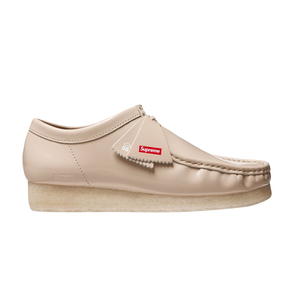 Clarks Supreme x Wallabee 'Patent Leather Pack - Natural' | Tan | Men's Size 13 - SUPWLBPLP-BEI