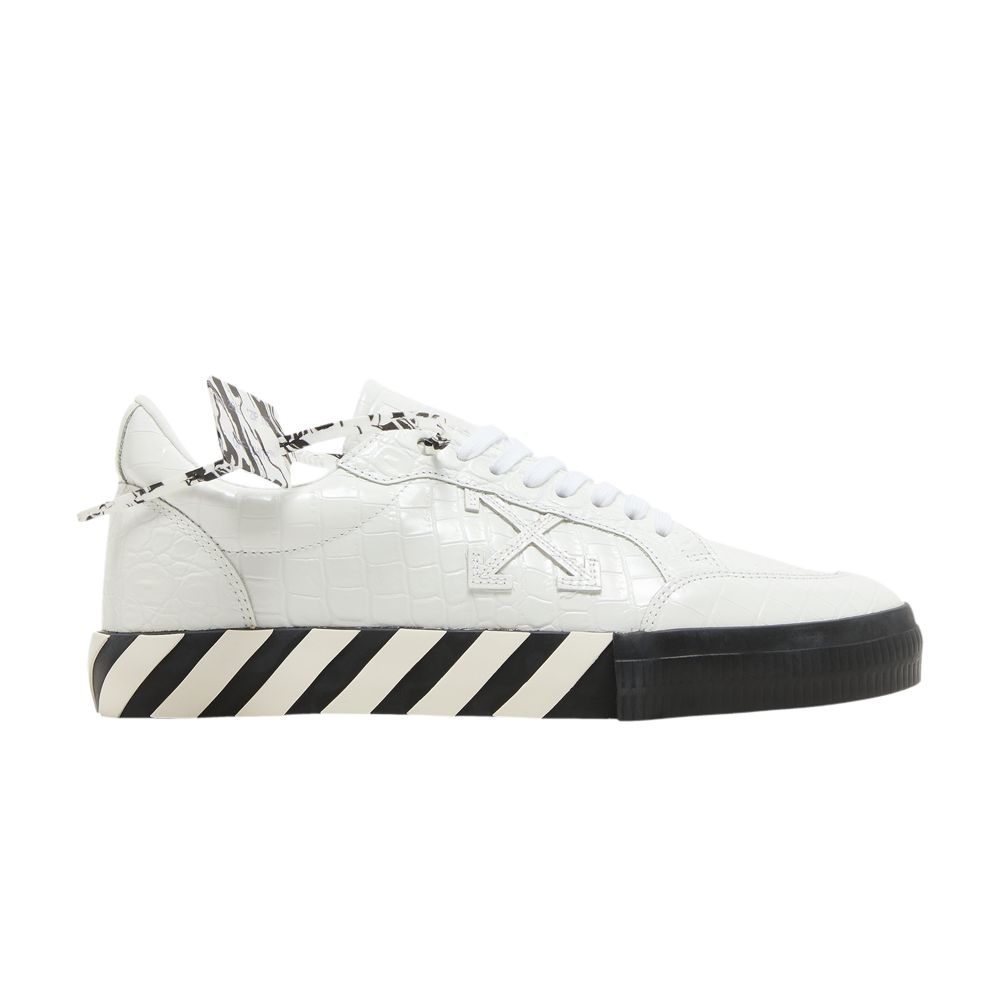 Pre-owned Off-white Vulc Sneaker 'croco - White' | Men's Size 44