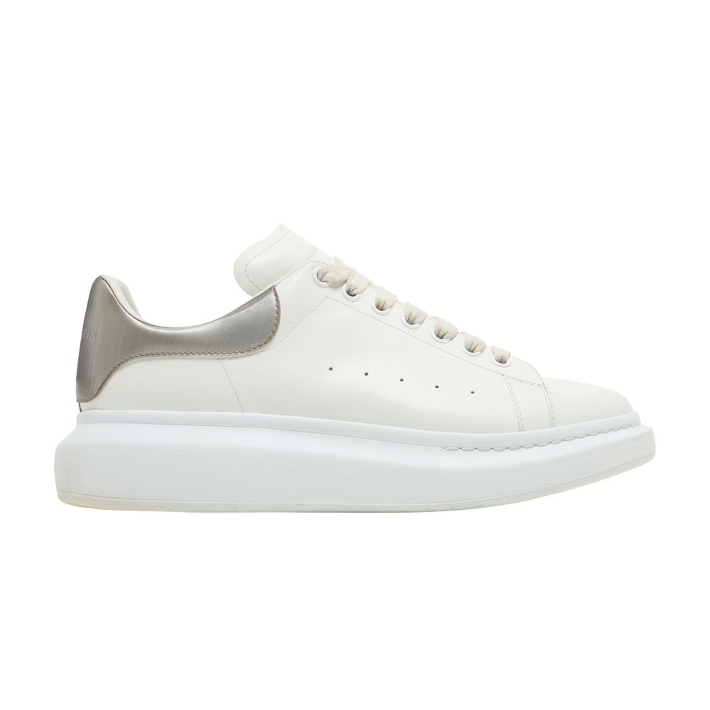 Pre-owned Alexander Mcqueen Oversized Sneaker 'white Metallic Platinum' | Men's Size 43
