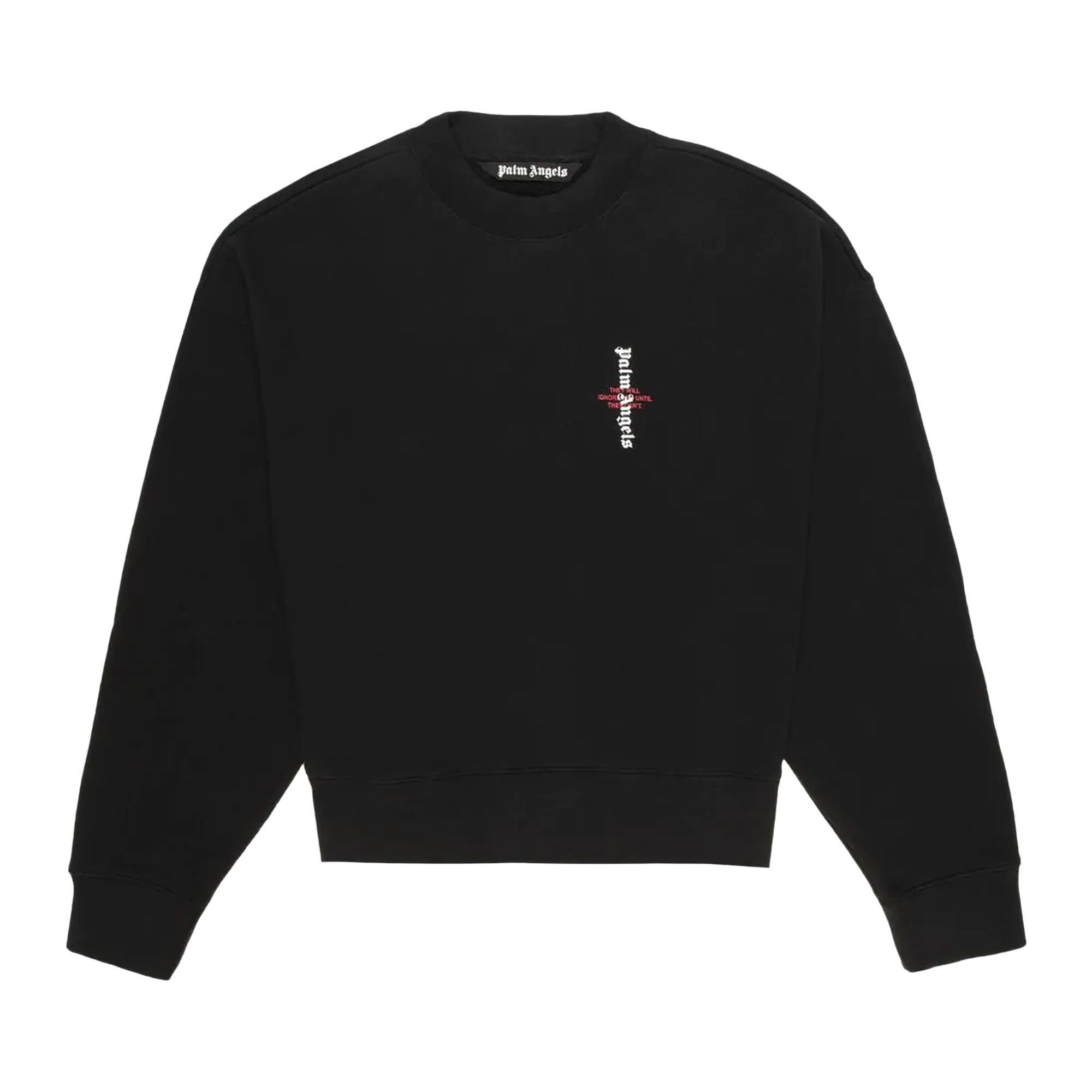 Palm Angels Statement Sweatshirt 'Black/White' | Men's Size S