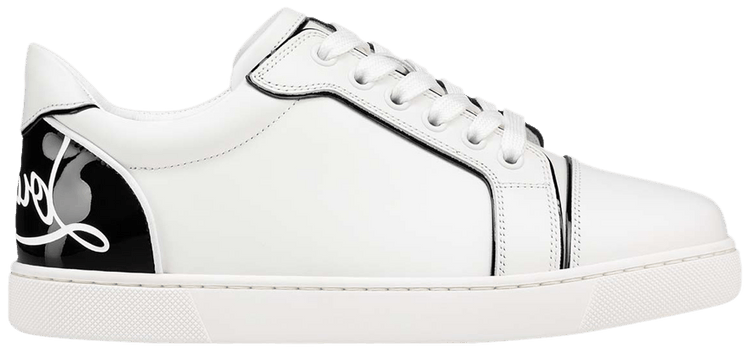 Christian Louboutin Fun Vieira Flat White Black